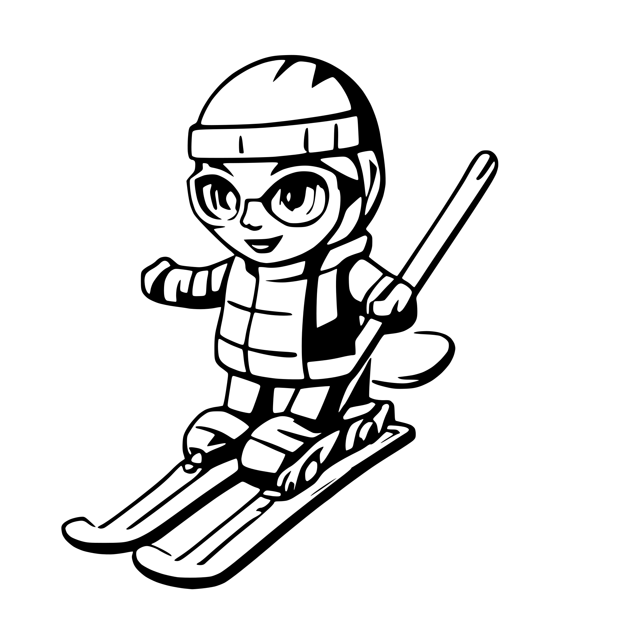 AI-generated SVG of a Ski Drive
