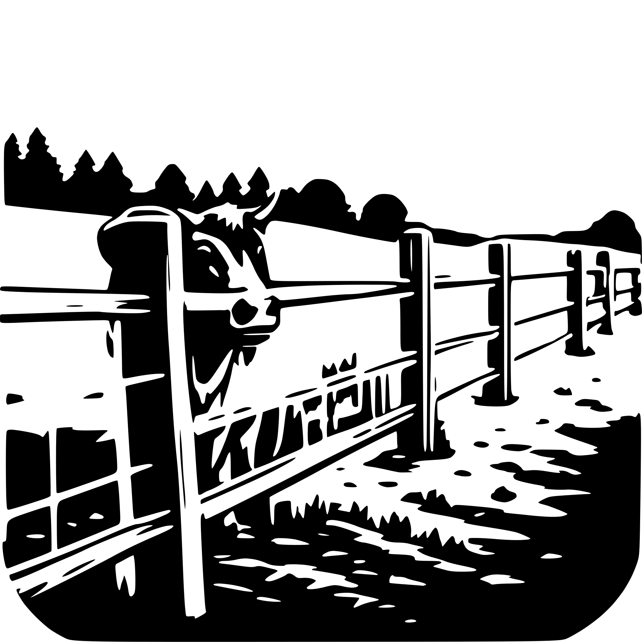 AI-generated SVG of a Cattle Fencing