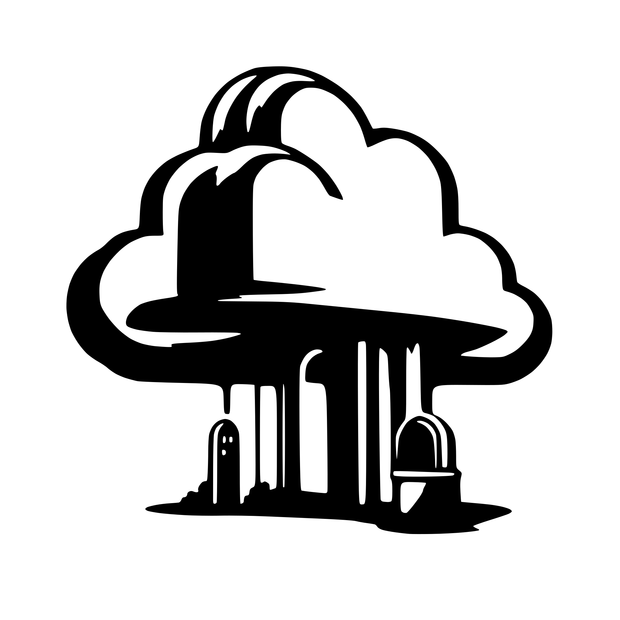 AI-generated SVG of 'cloud security'
