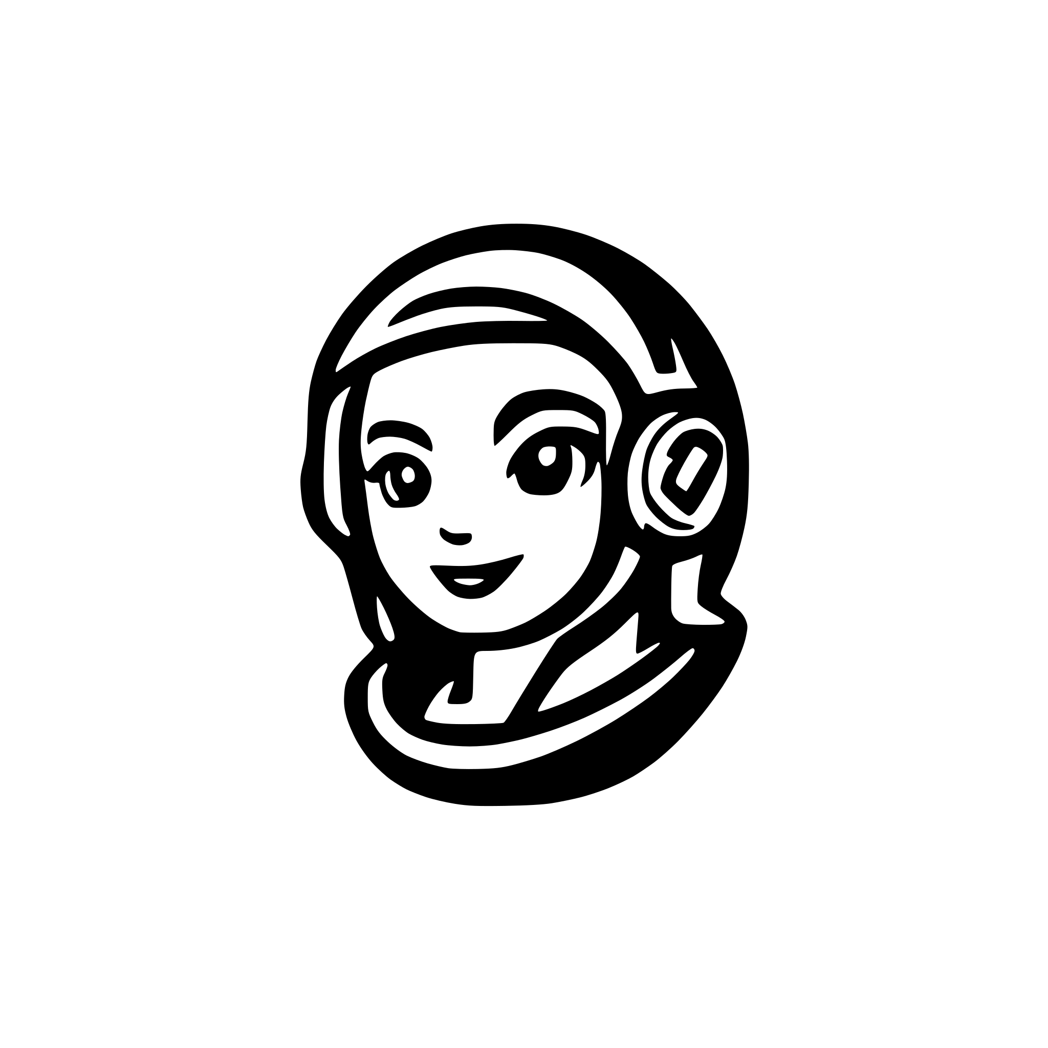 AI-generated SVG of 'colorful cool icon for copilot AI icon'