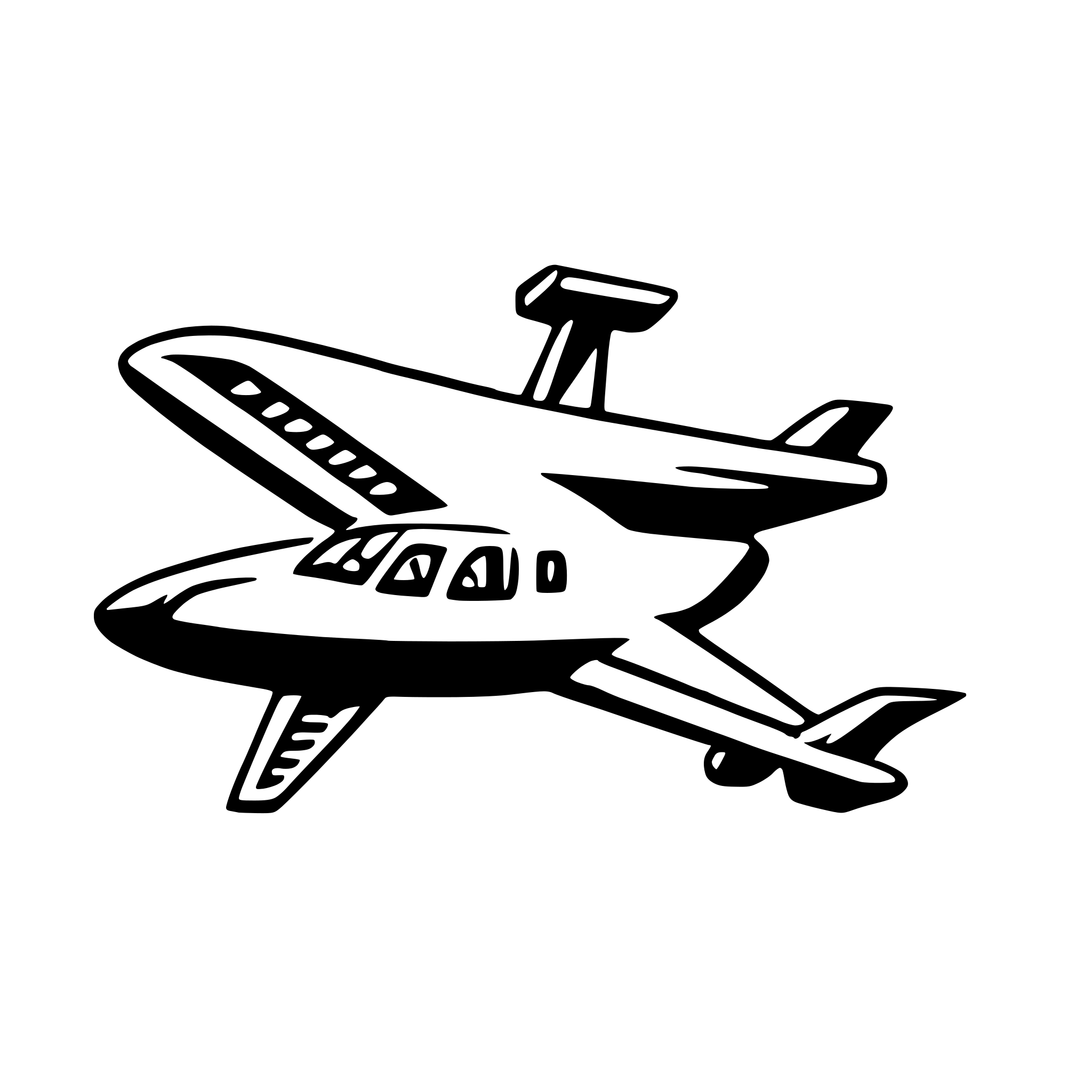 AI-generated SVG of 'airliner'