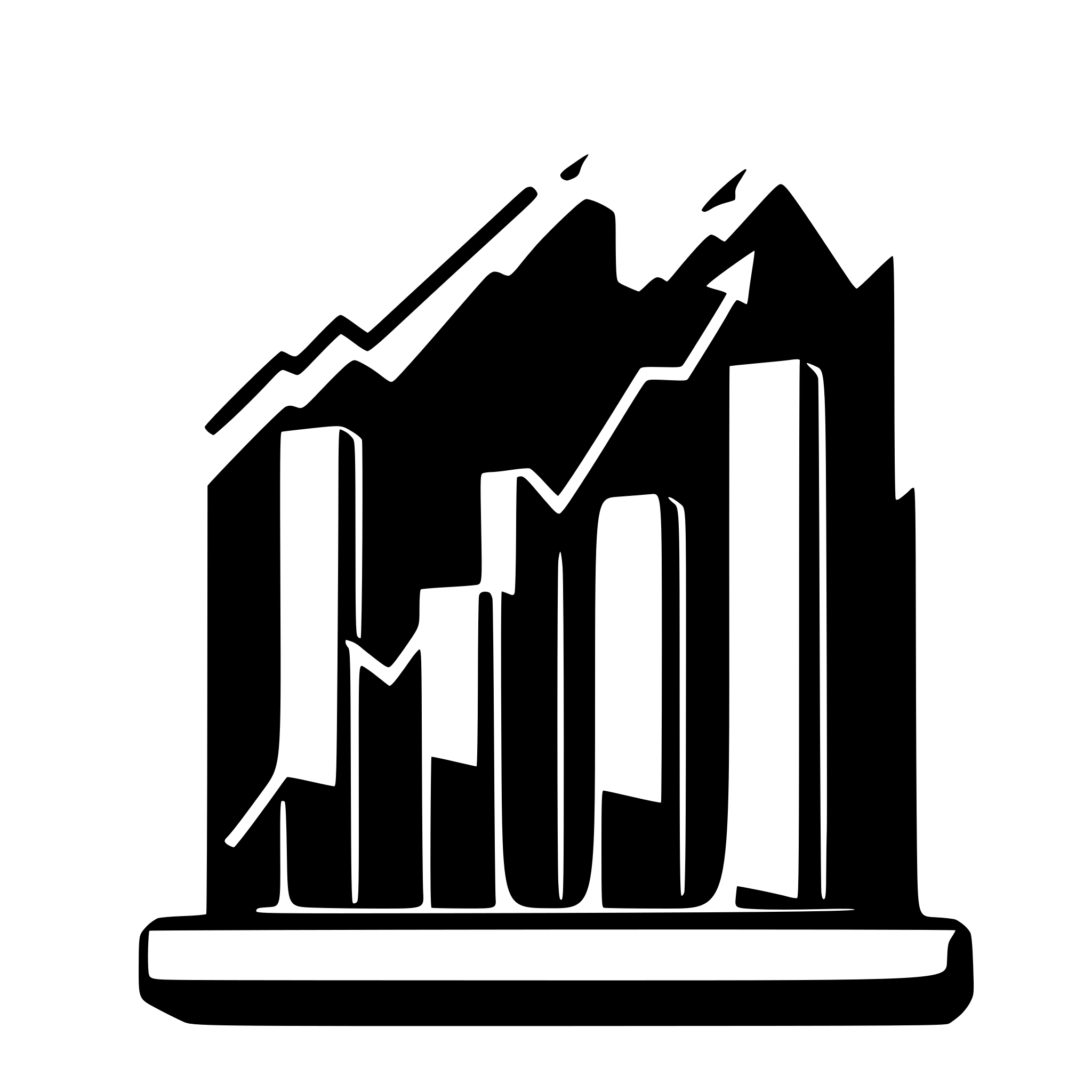 AI-generated SVG of 'Stock Chart Up Simulation Profit'