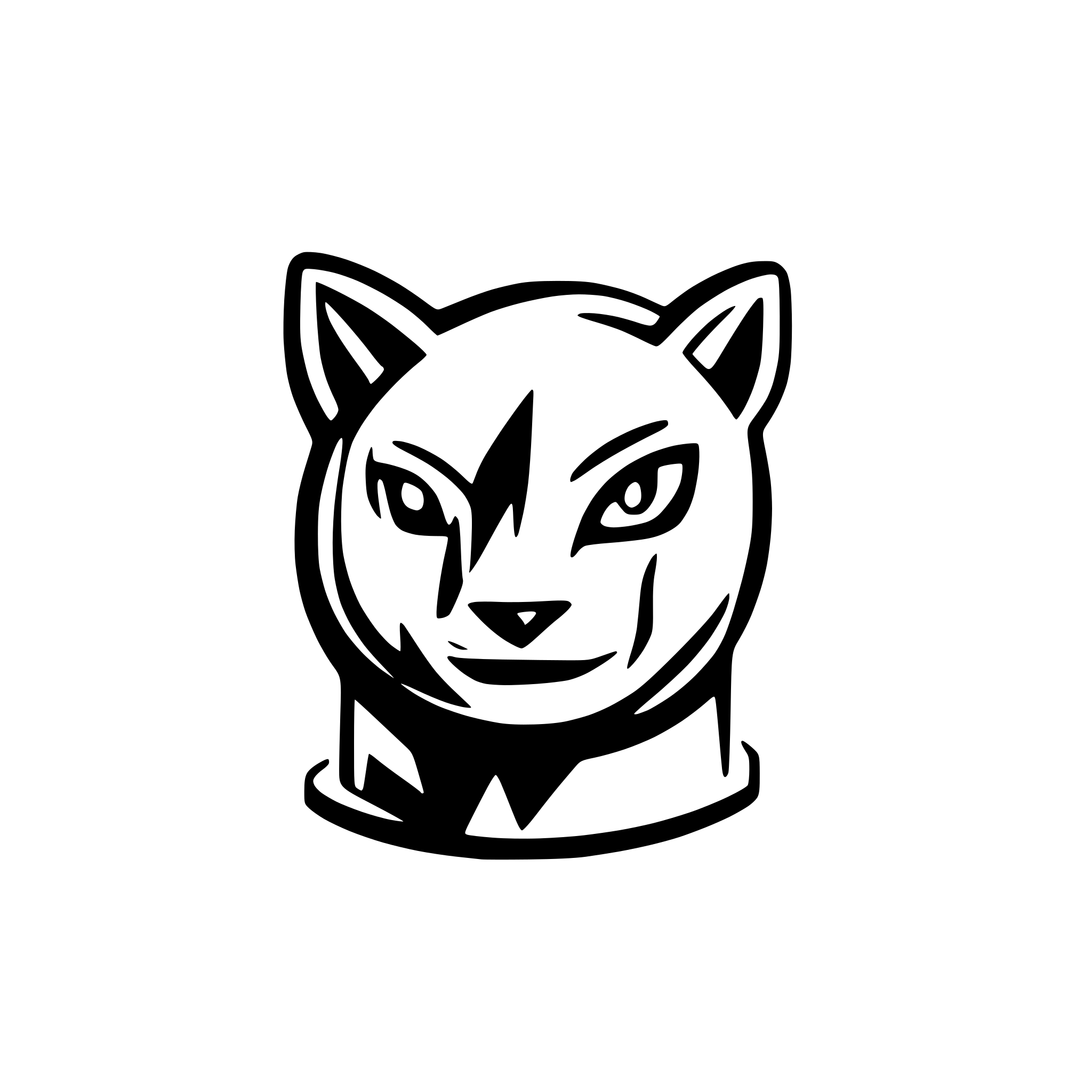 AI-generated SVG of 'puma portrait'
