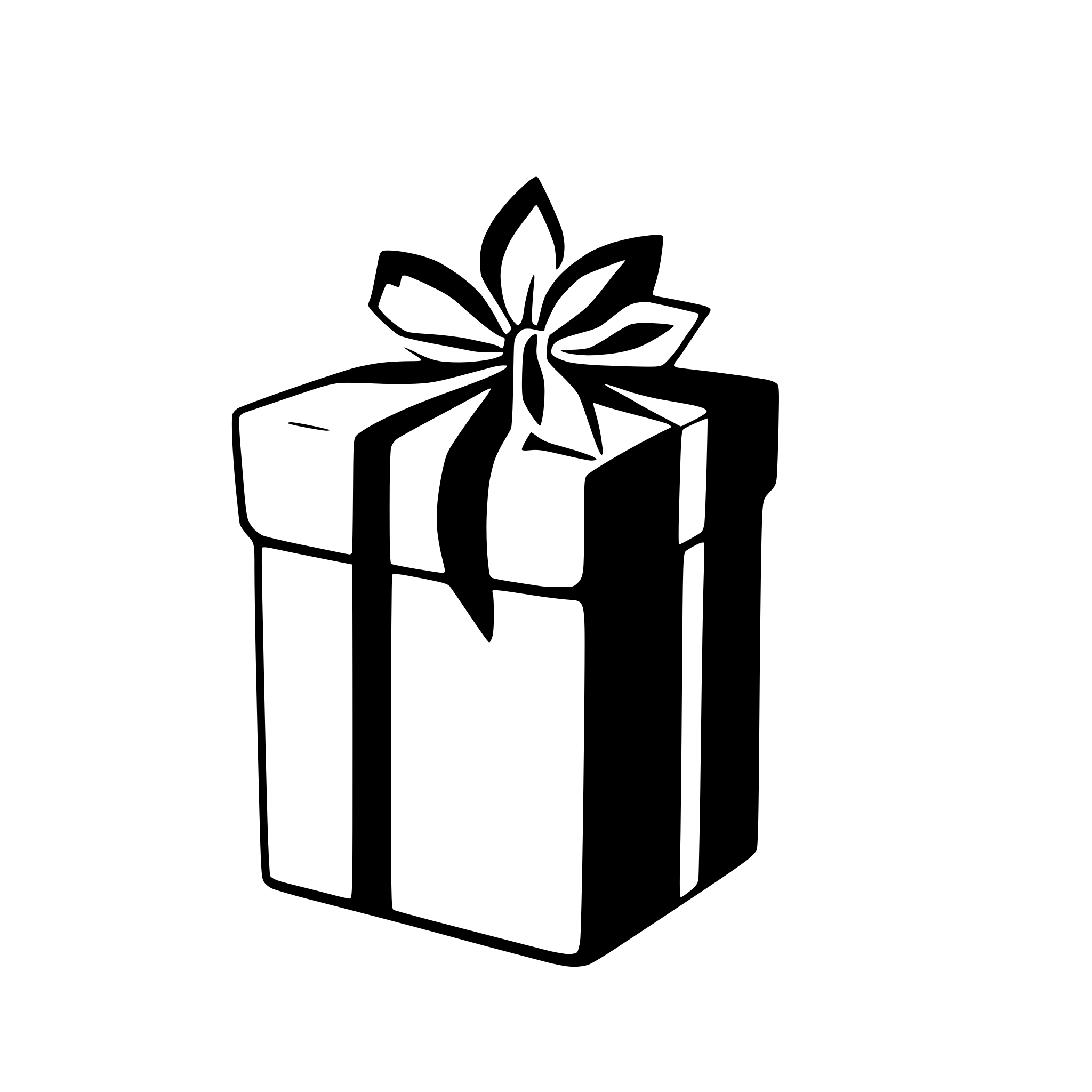 AI-generated SVG of a christmas gift