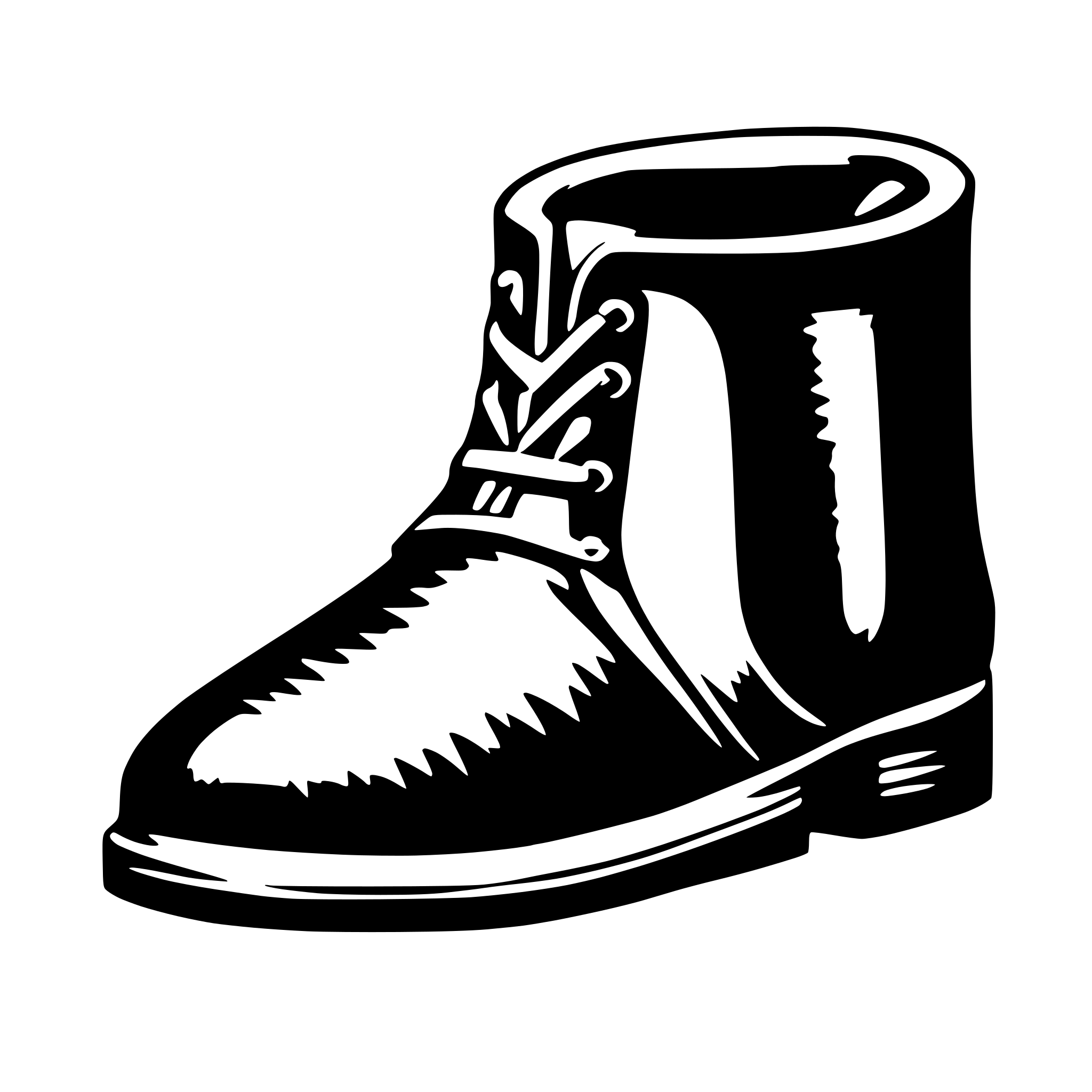 AI-generated SVG of 'medieval shoe'