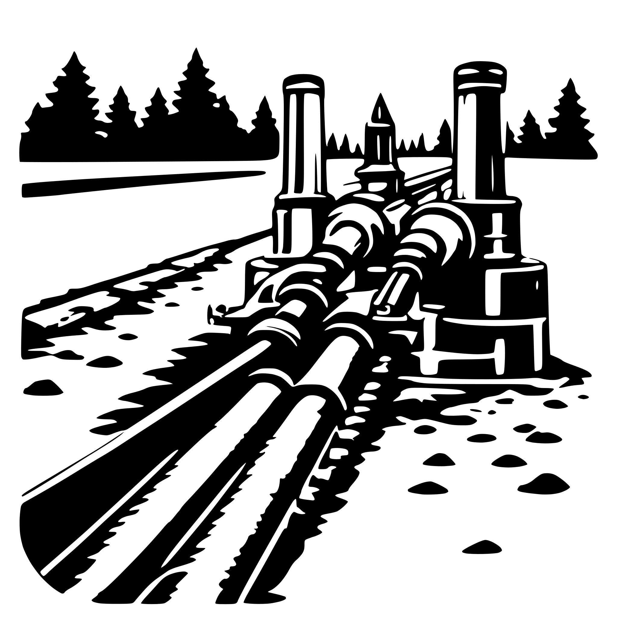 AI-generated SVG of 'Horizontal Directional Drilling process'