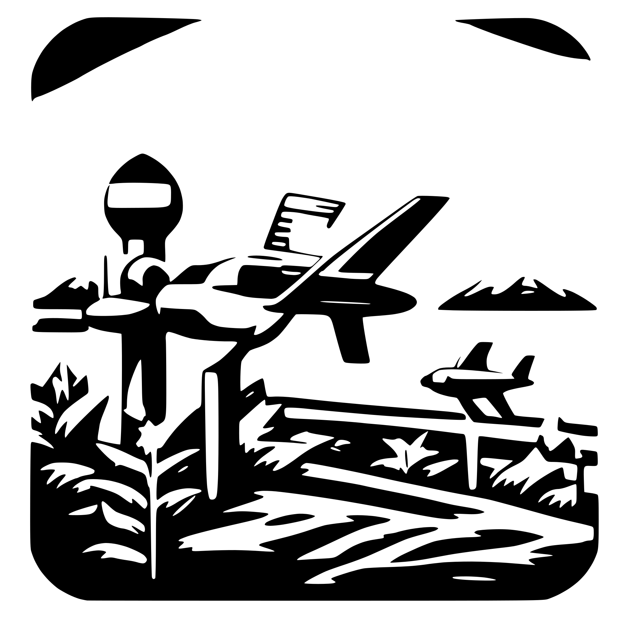 AI-generated SVG of 'no snowbirds'