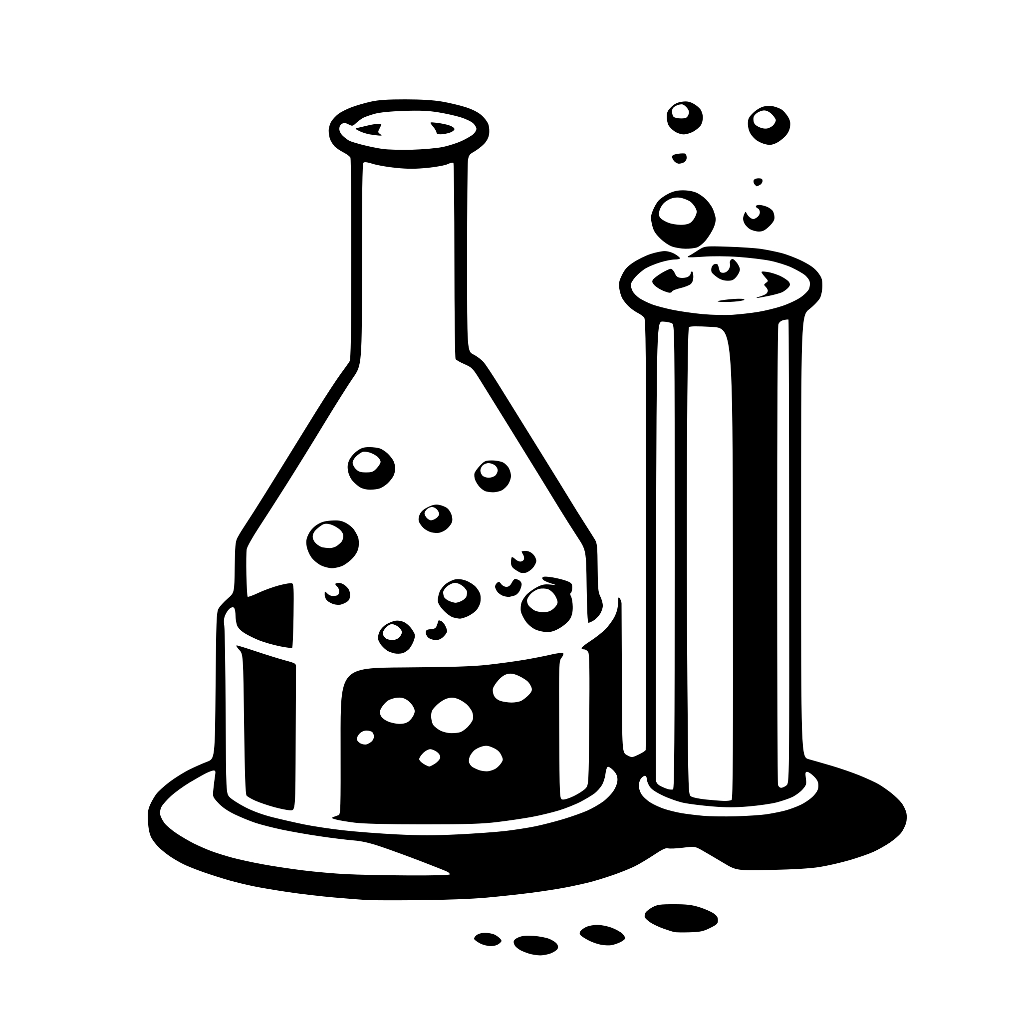 AI-generated SVG of 'create resas chemistry amblem'