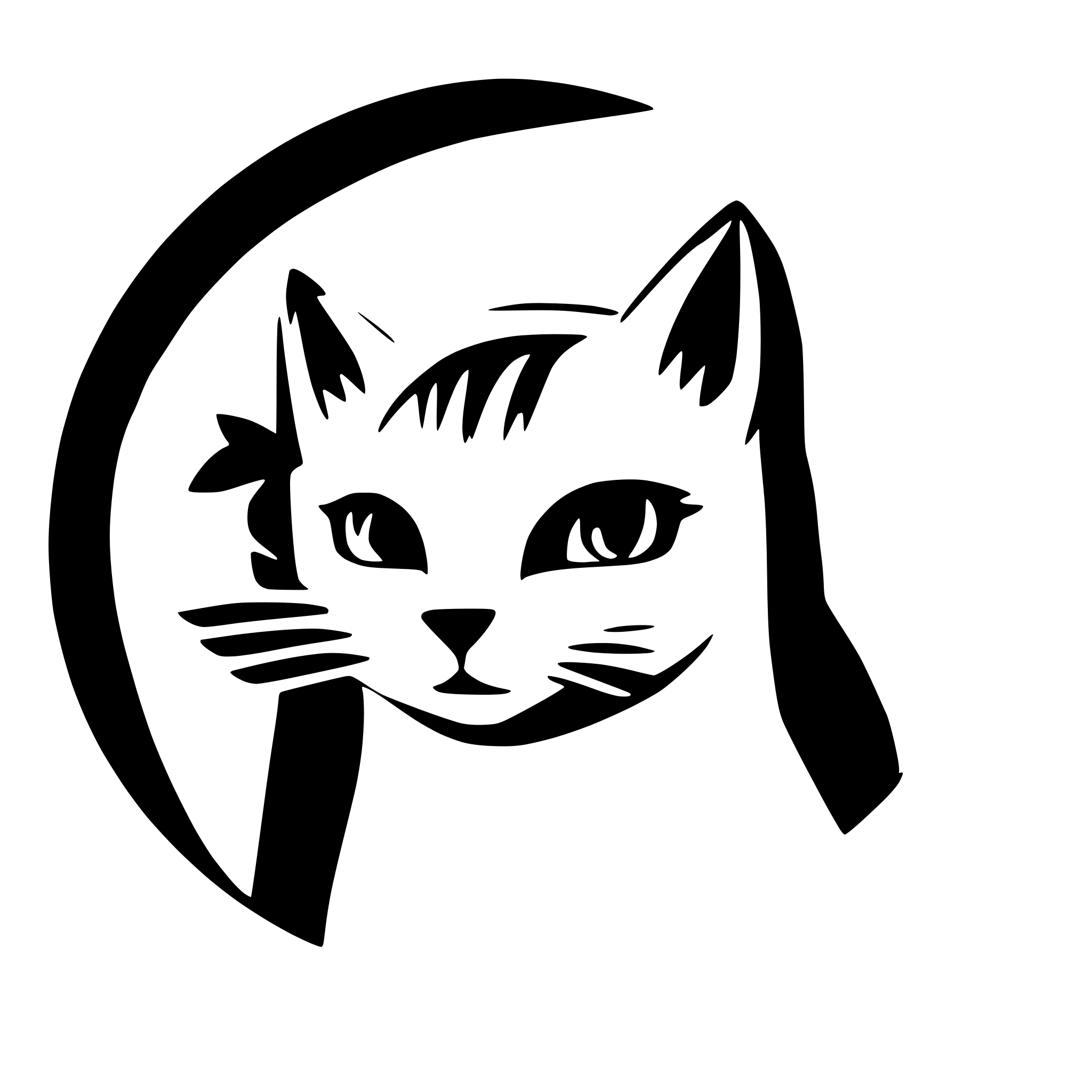 AI-generated SVG of 'cat'