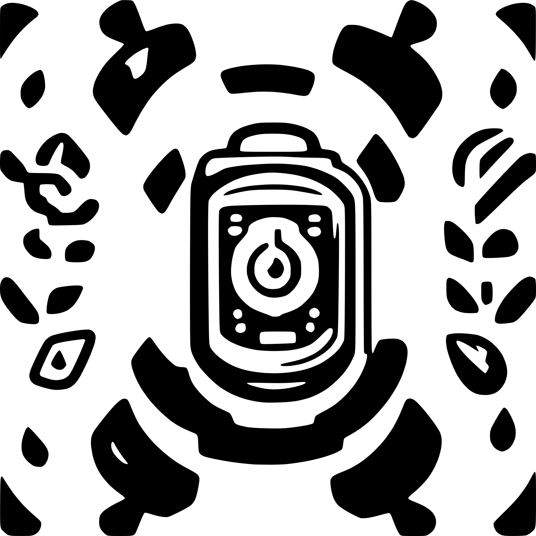 AI-generated SVG of a generate .svg VS code product icons based on radiation danger sign and old technology, for example make remote explorer icon that looks like walkie talkie. I need these icons: Explorer