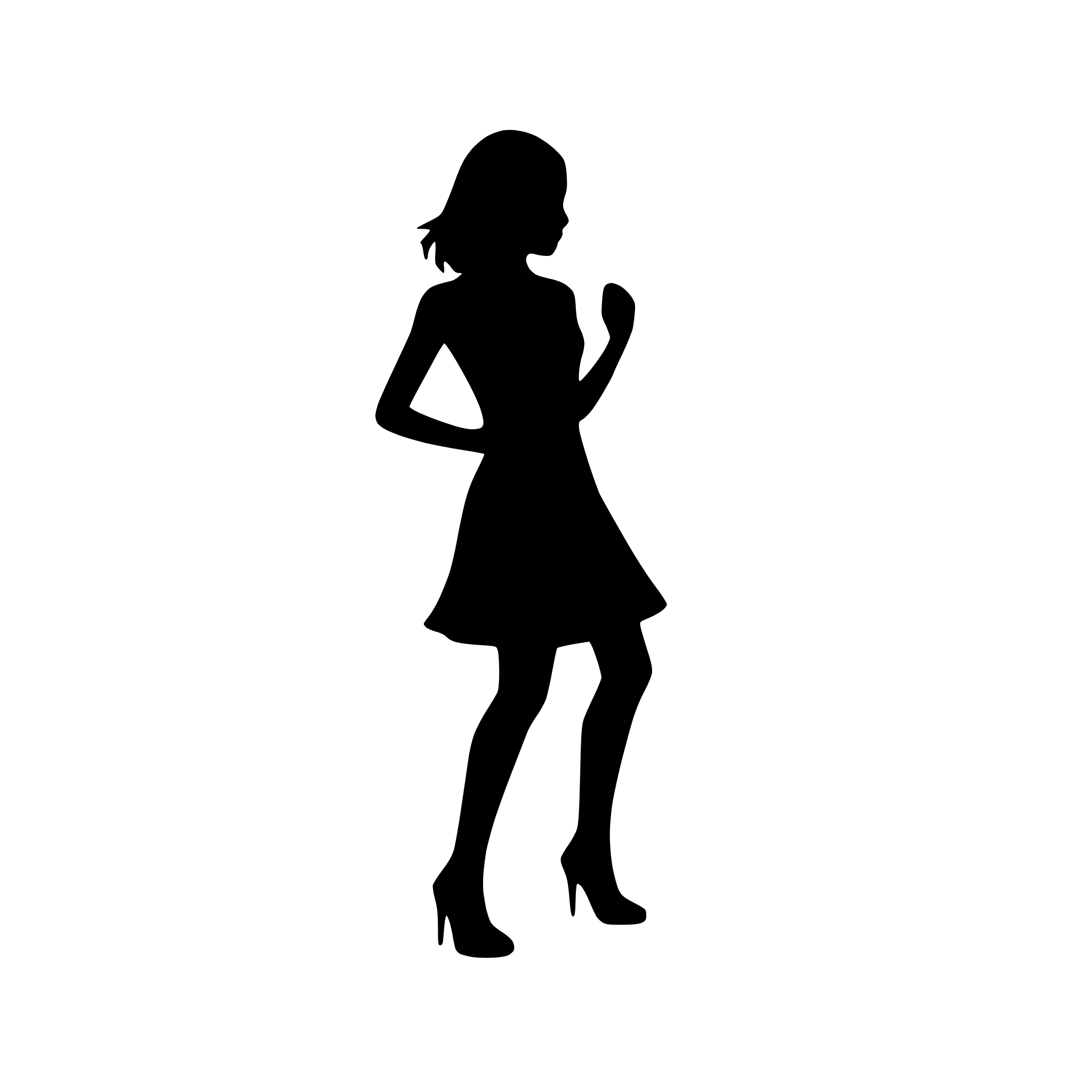 AI-generated SVG of 'dancing couple in silhouette'