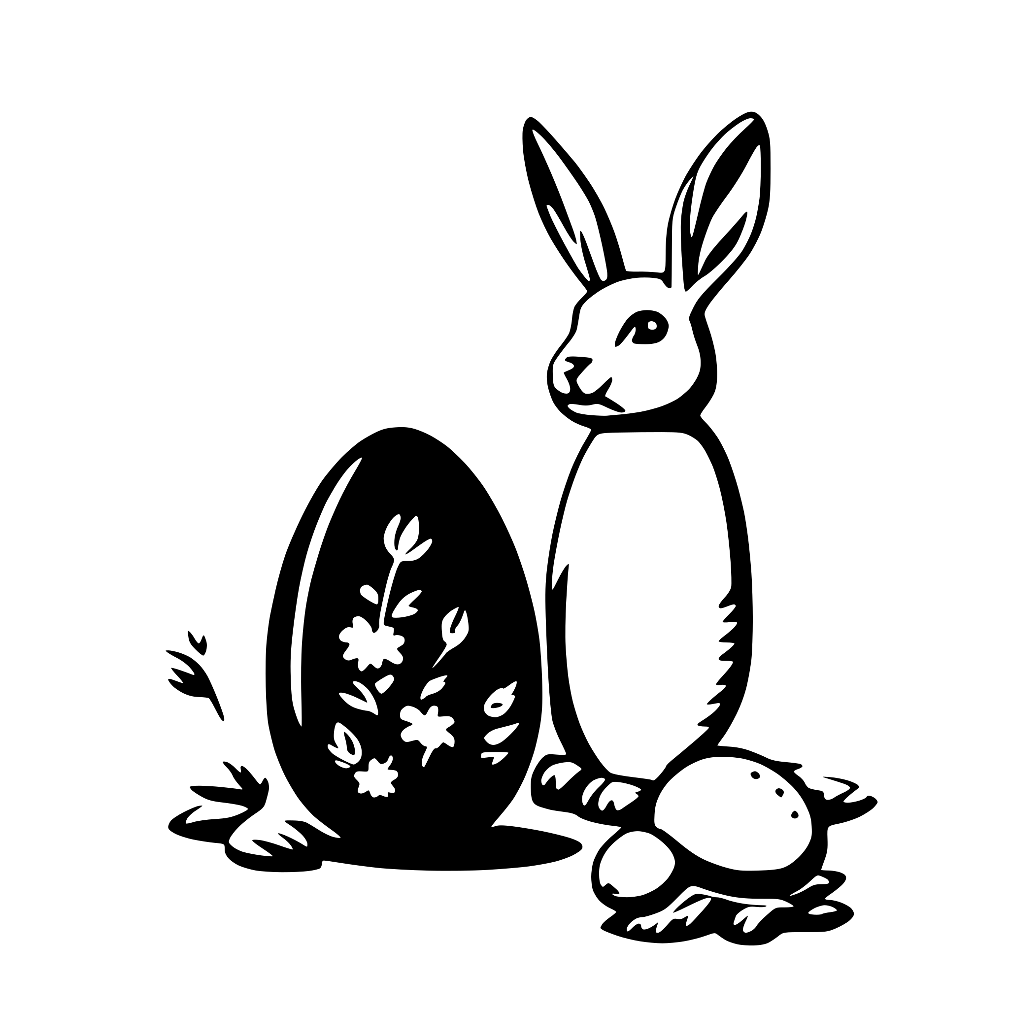 AI-generated SVG of 'easter'
