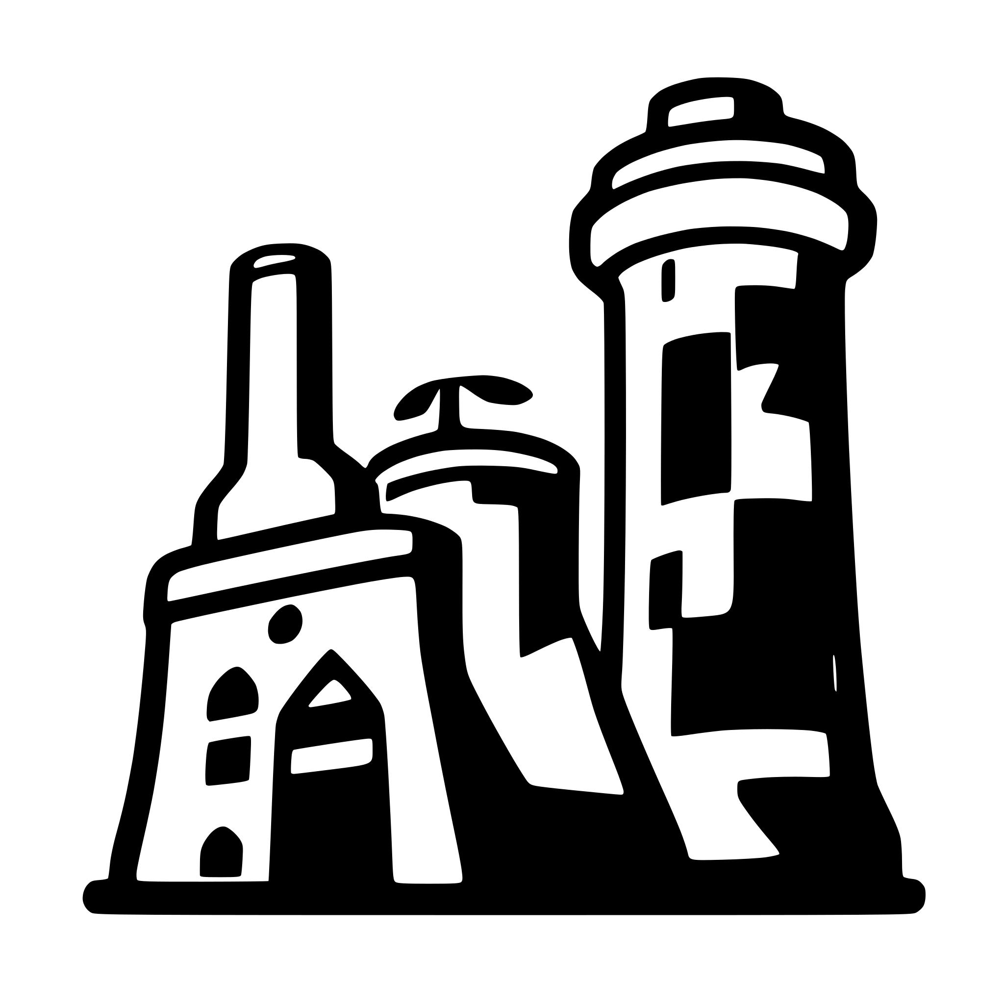 AI-generated SVG of a steel factory