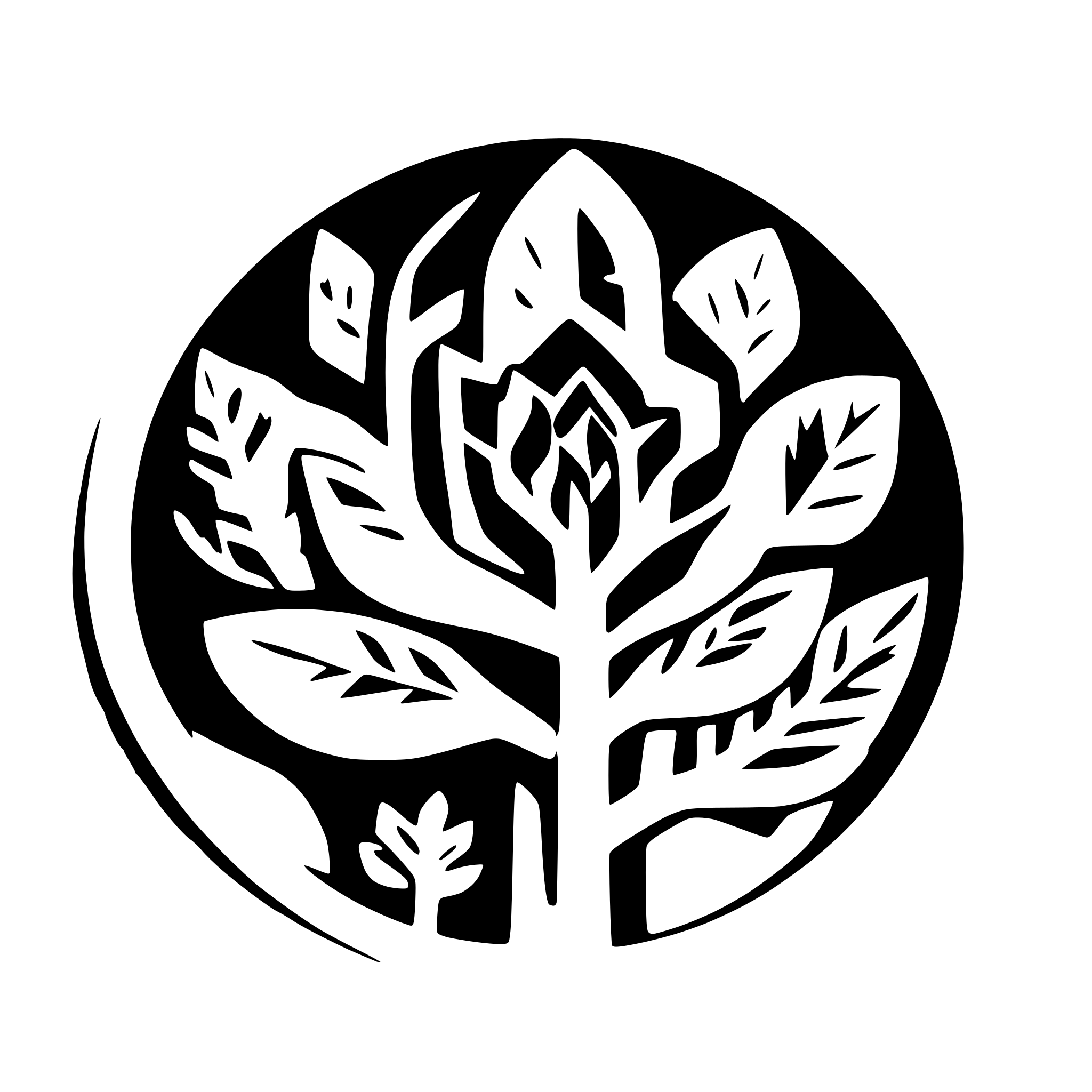 AI-generated SVG of a icon that can be used for meditation website