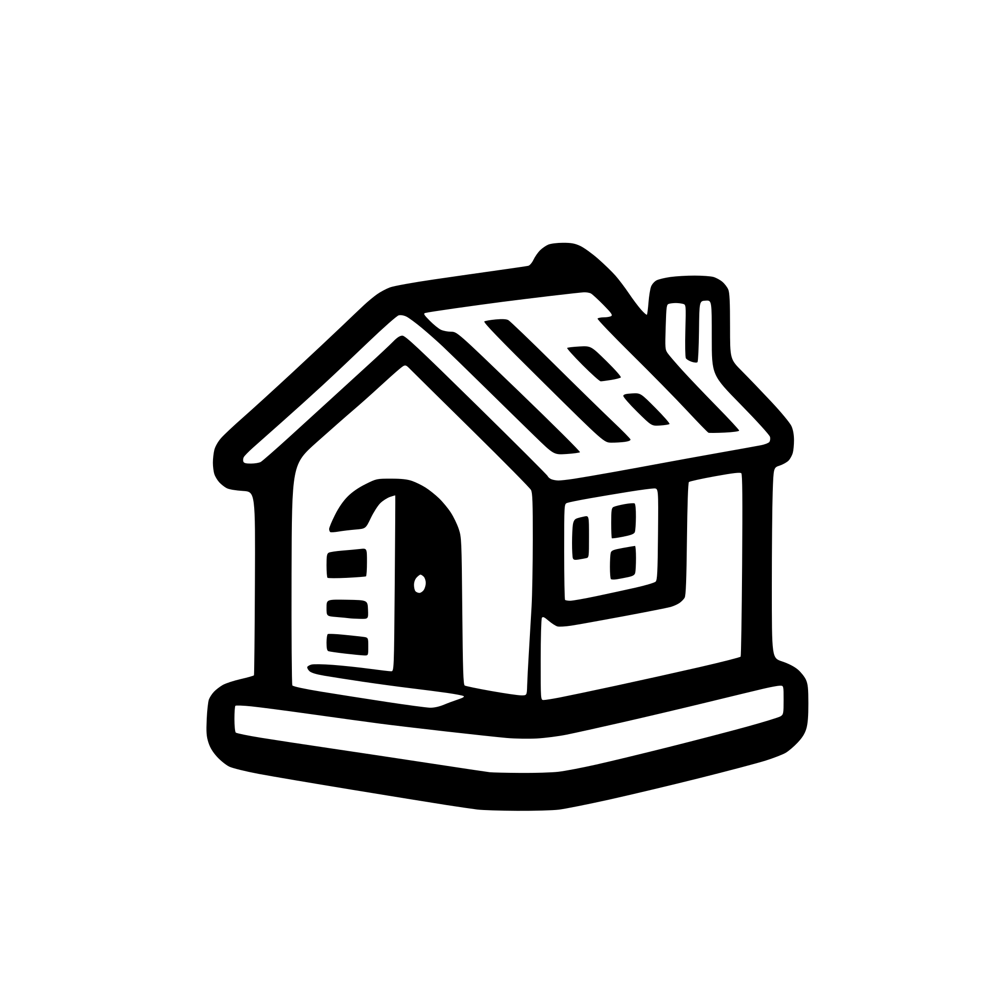 AI-generated SVG of 'simplified house icon'
