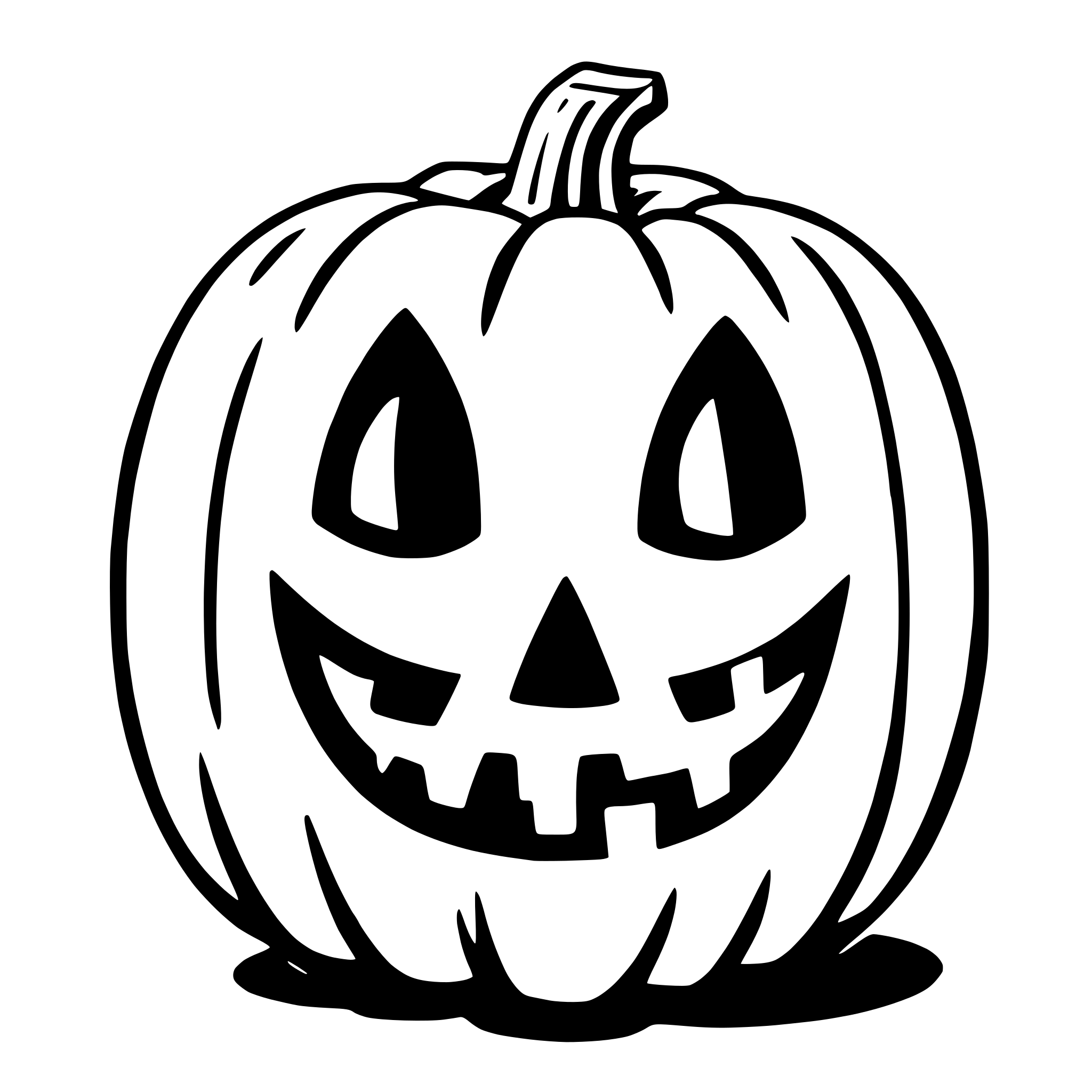 AI-generated SVG of 'jack-o'-lantern'