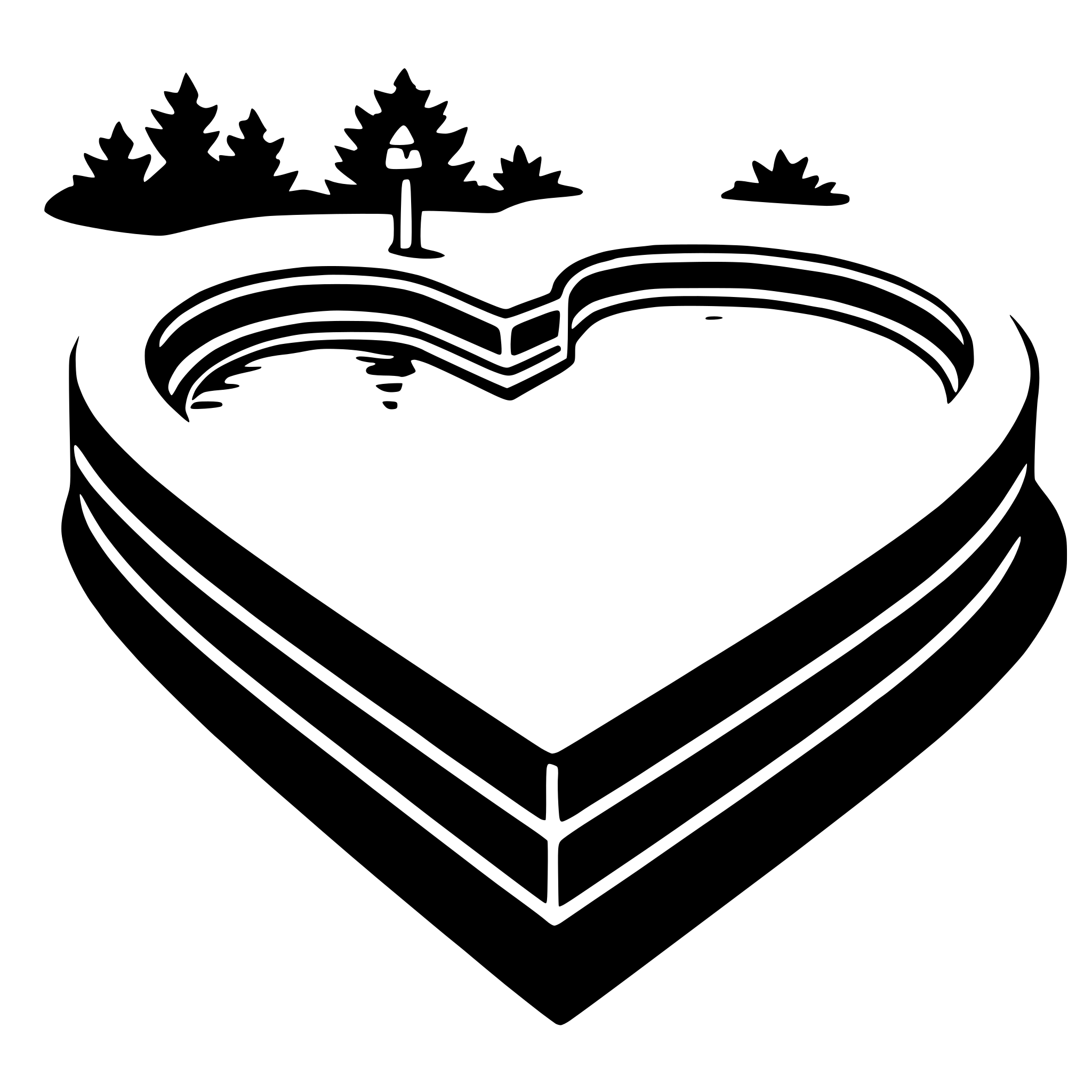 AI-generated SVG of a heart-shaped pool