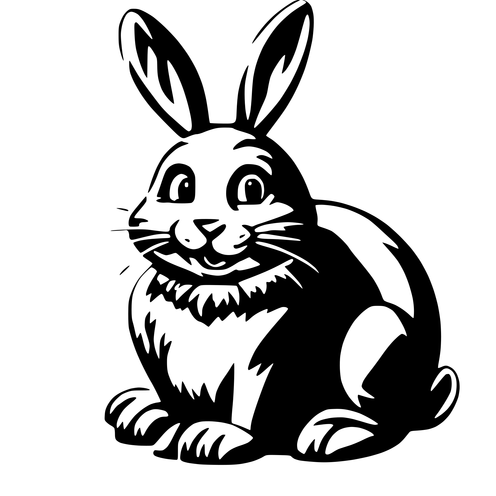 AI-generated SVG of 'Easter Bunny Fun'
