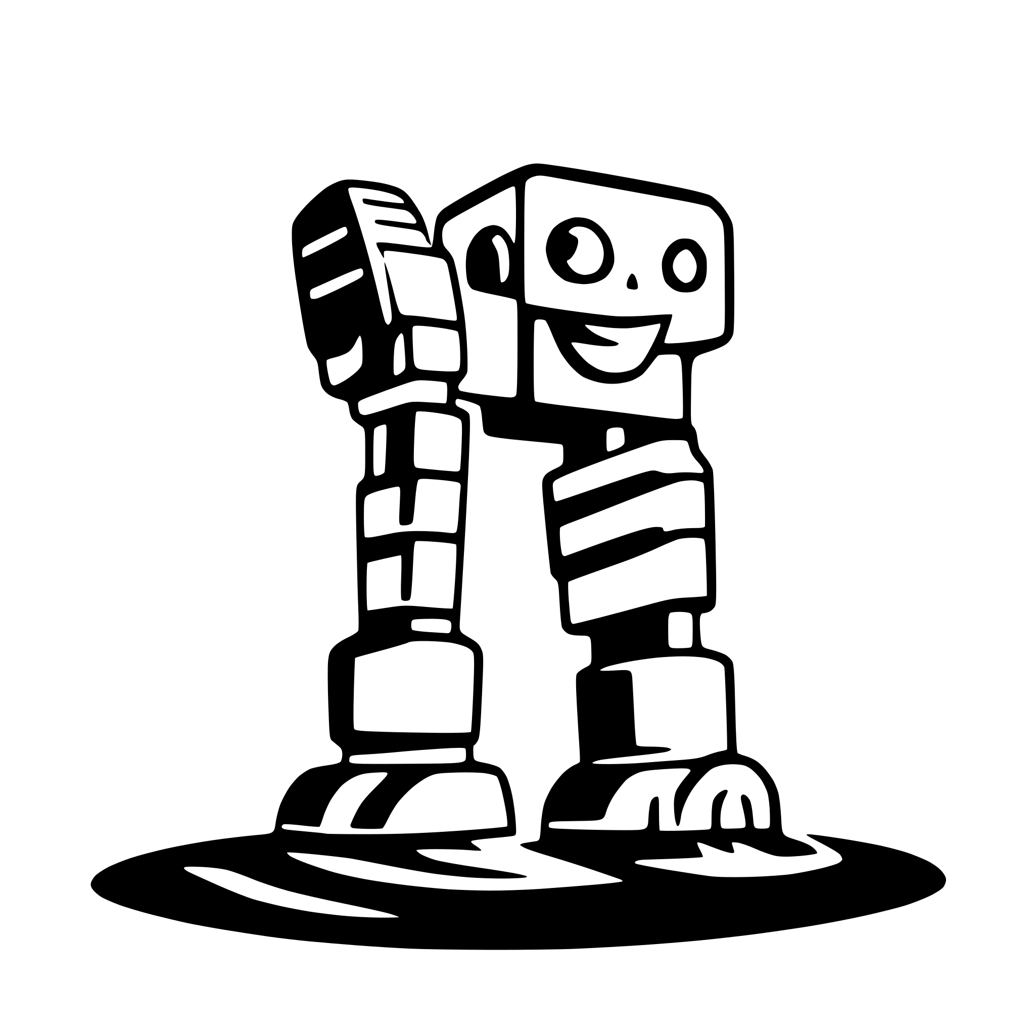 AI-generated SVG of a robot arm sticking out of quicksand