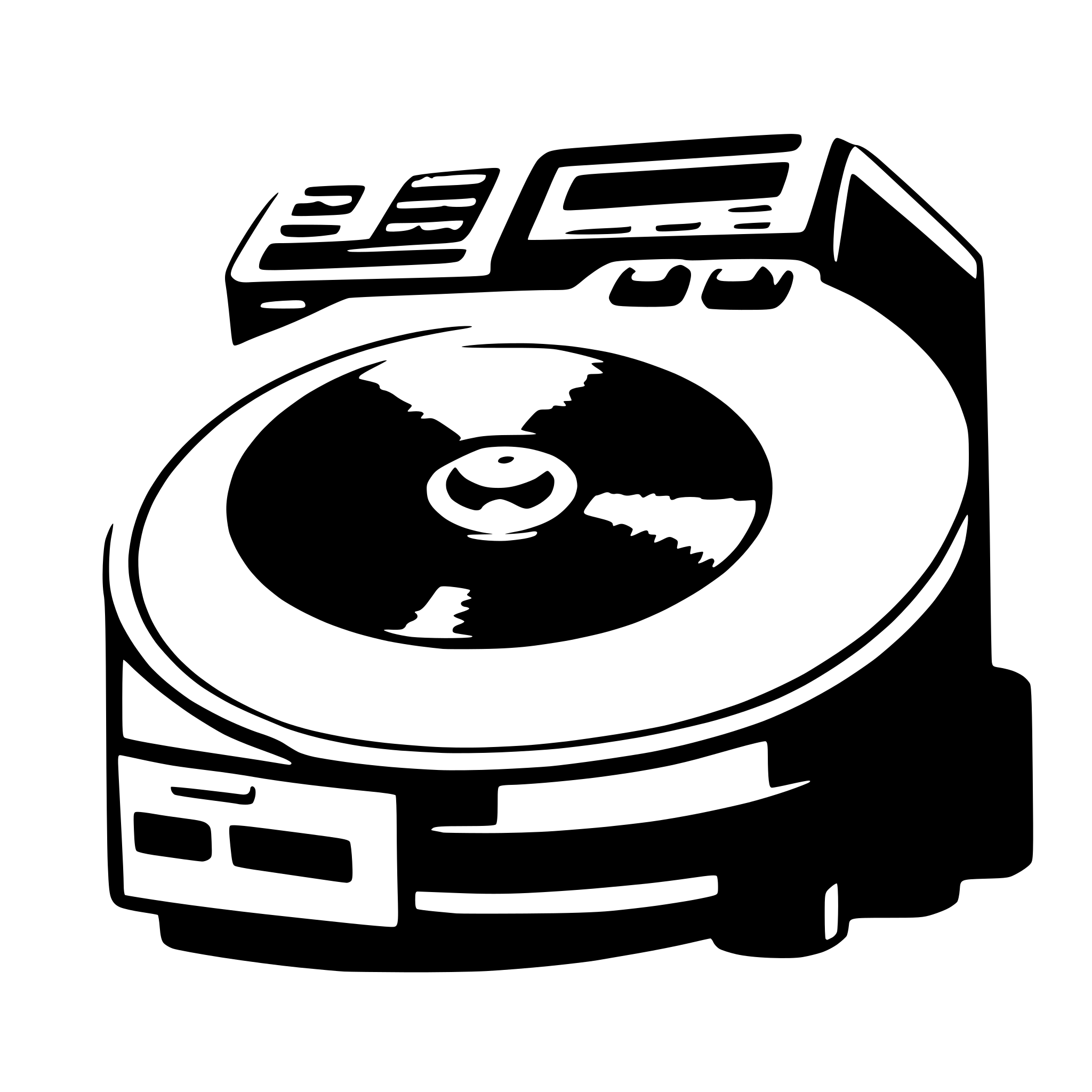 AI-generated SVG of 'cd player'