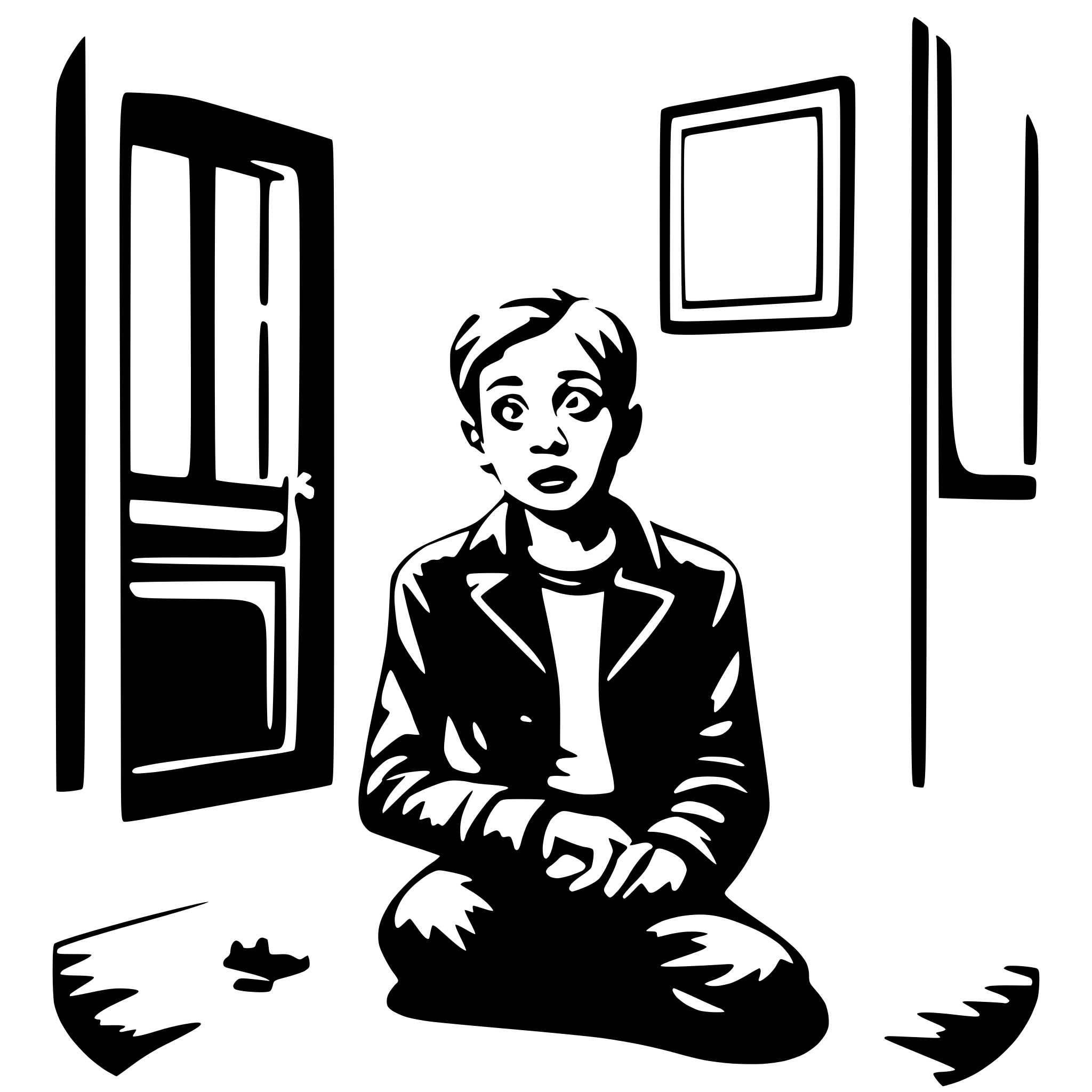 AI-generated SVG of a home alone