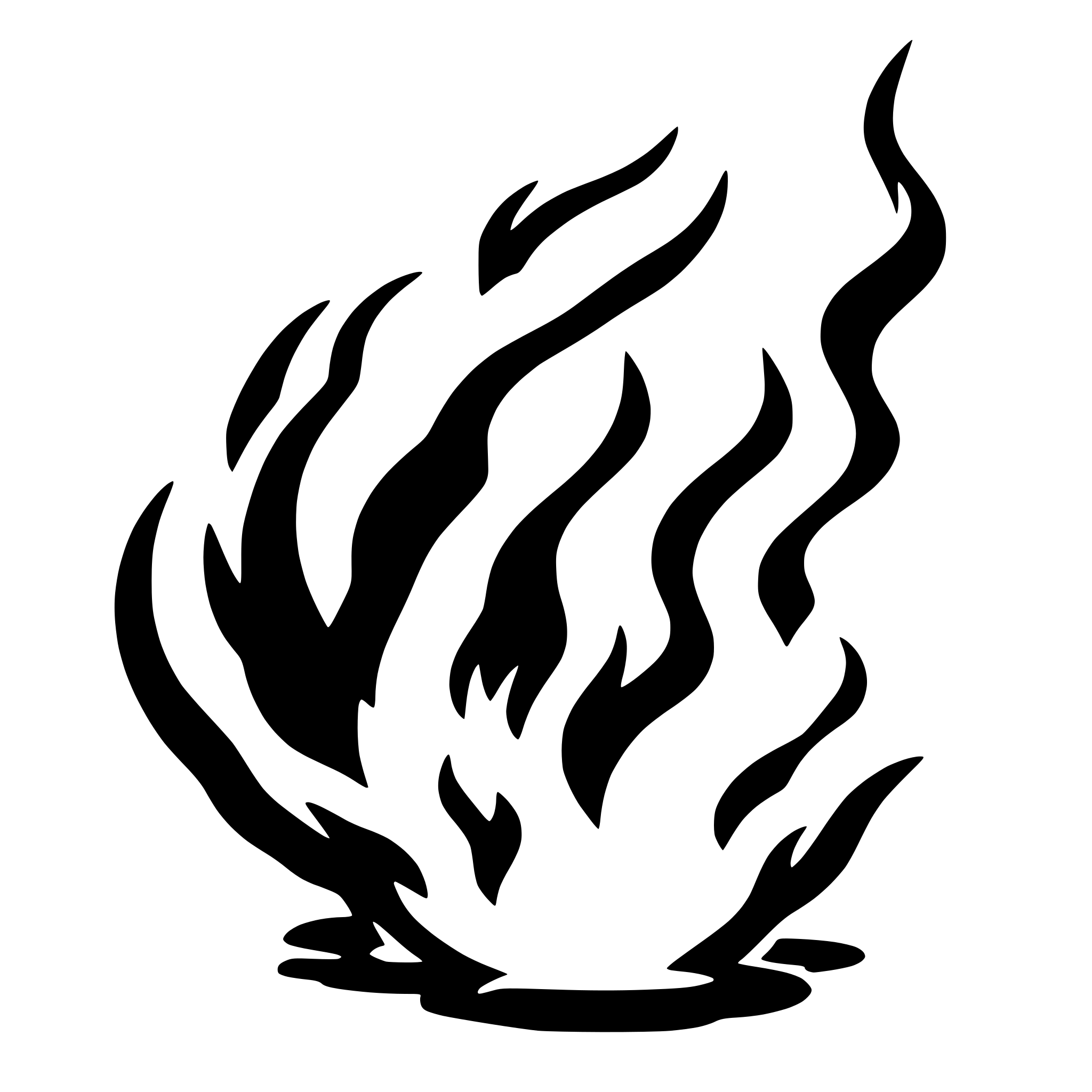AI-generated SVG of 'blue fire'