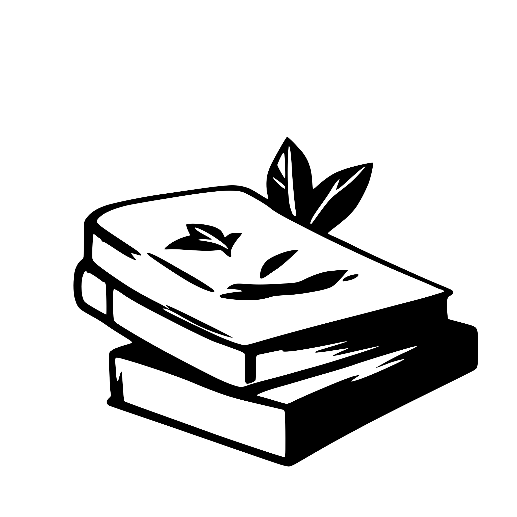 AI-generated SVG of a book