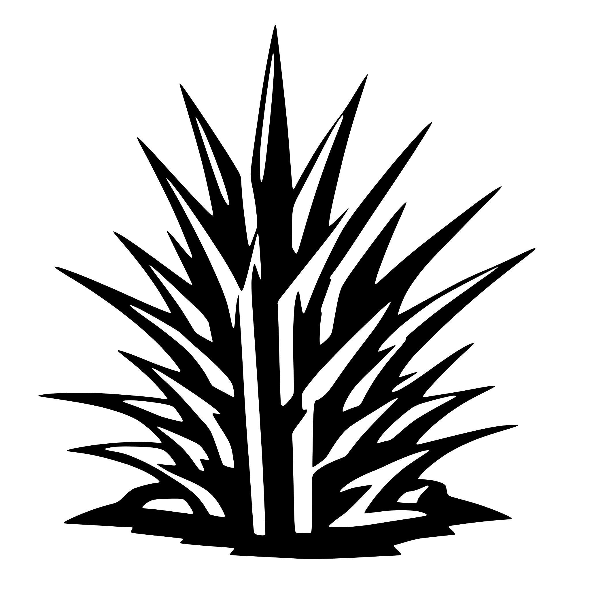 AI-generated SVG of a spiky line