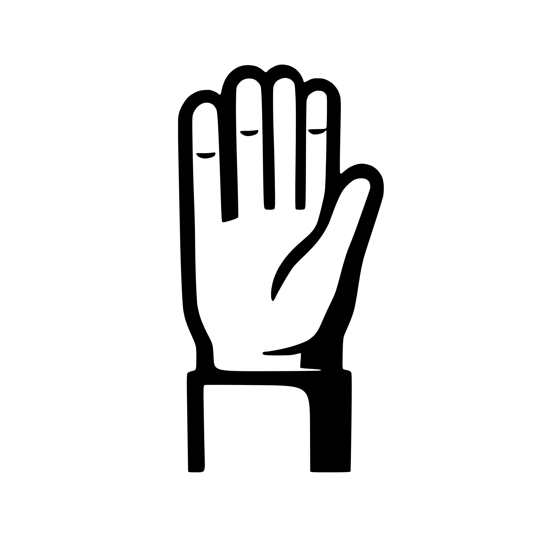 AI-generated SVG of 'hands, highfive'