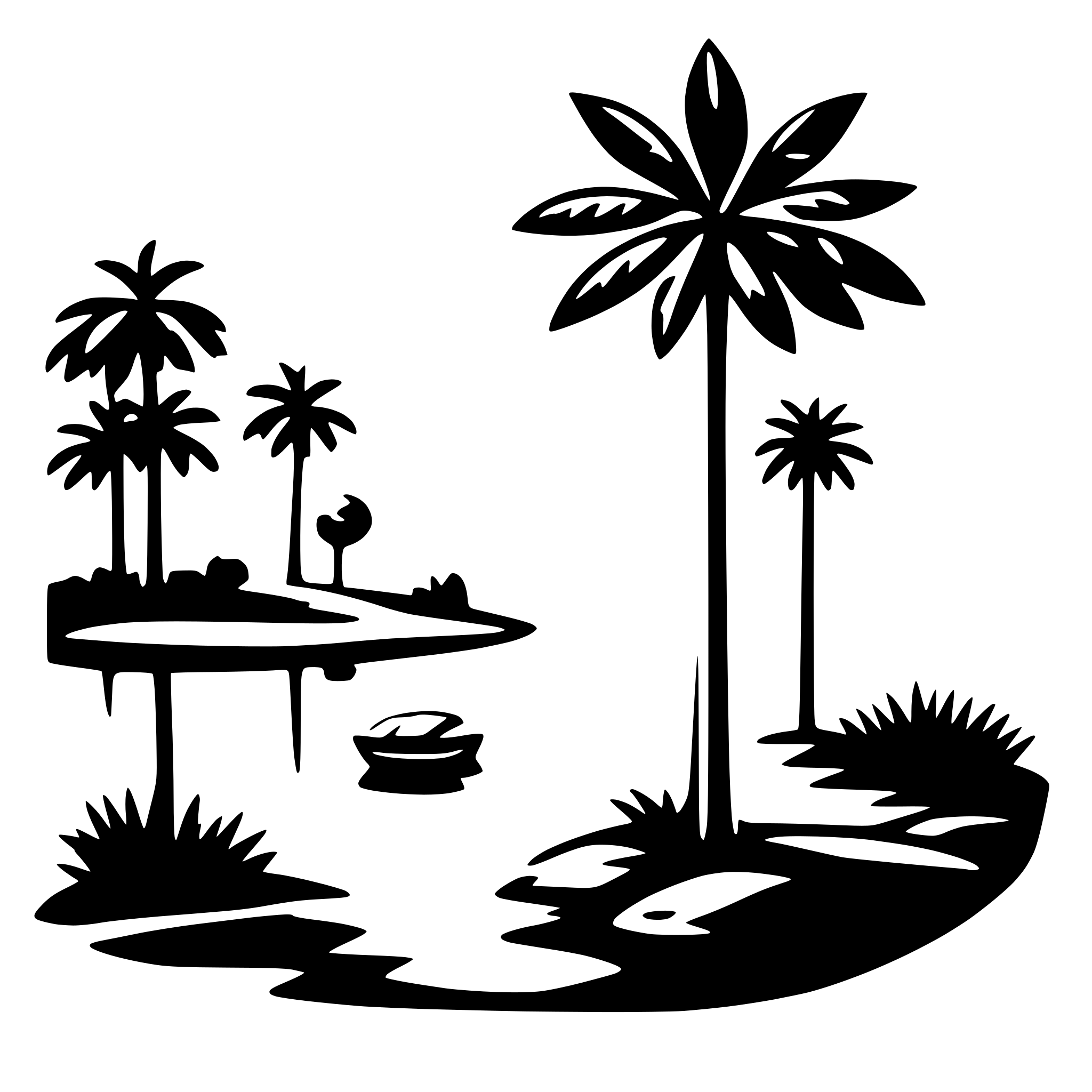 AI-generated SVG of 'nature's tranquility'