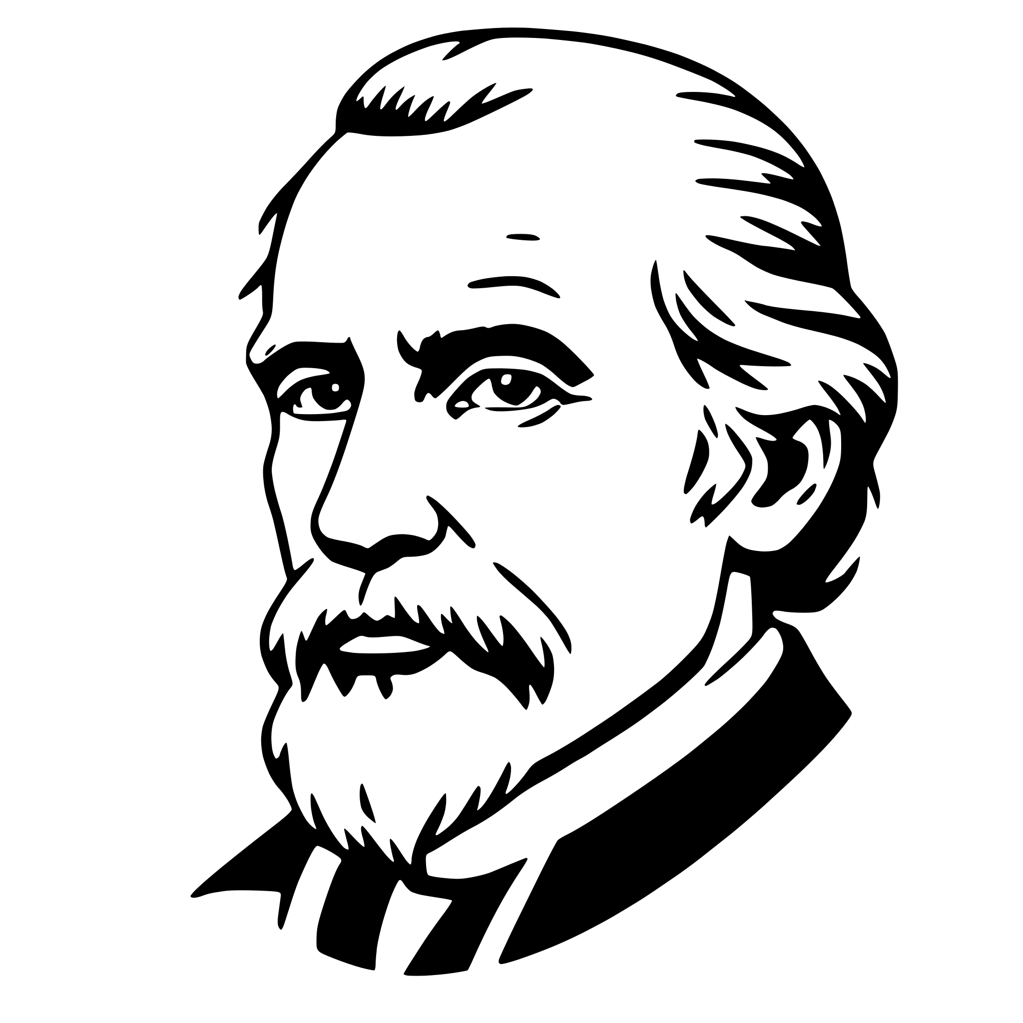 AI-generated SVG of 'leo tolstoy'