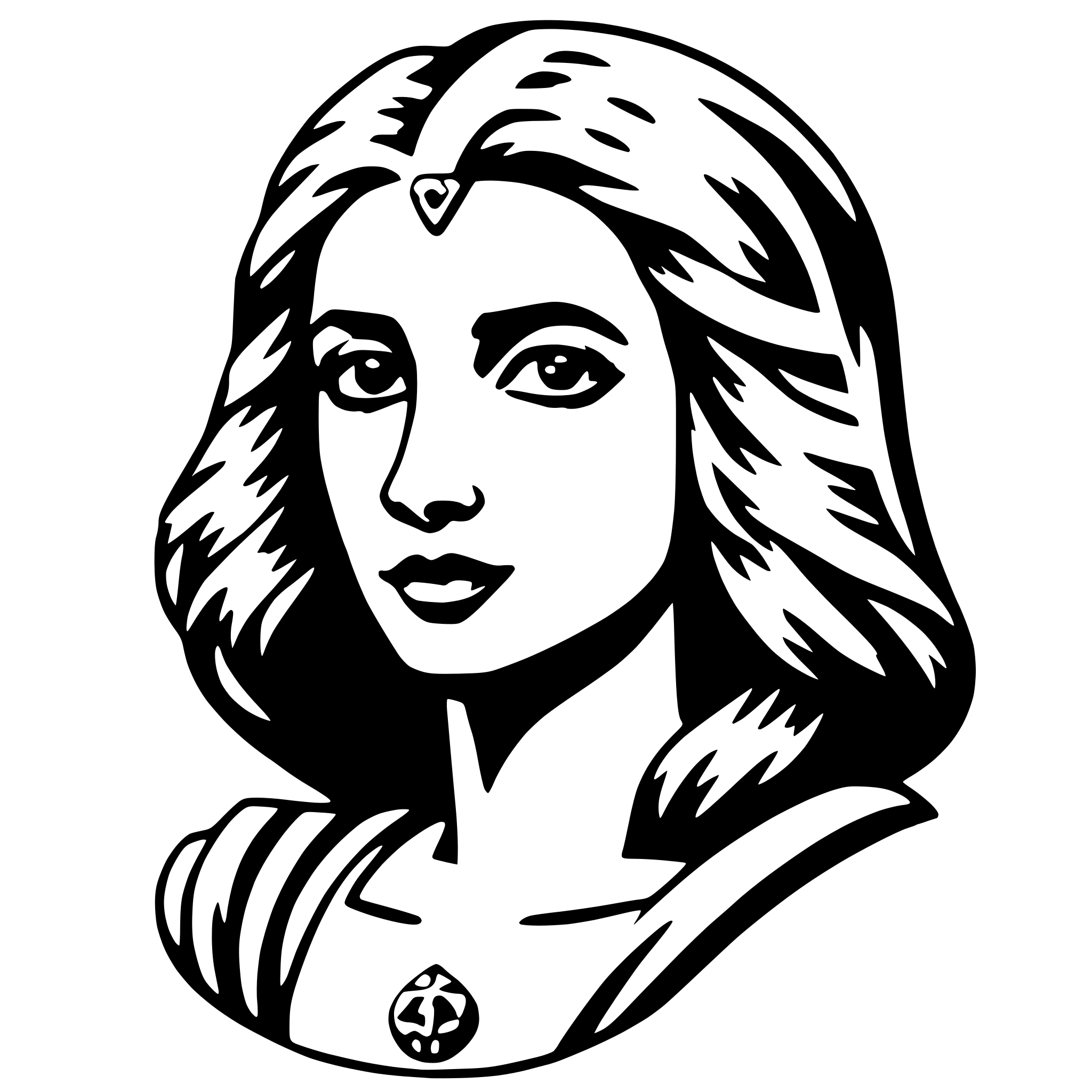 AI-generated SVG of a hera