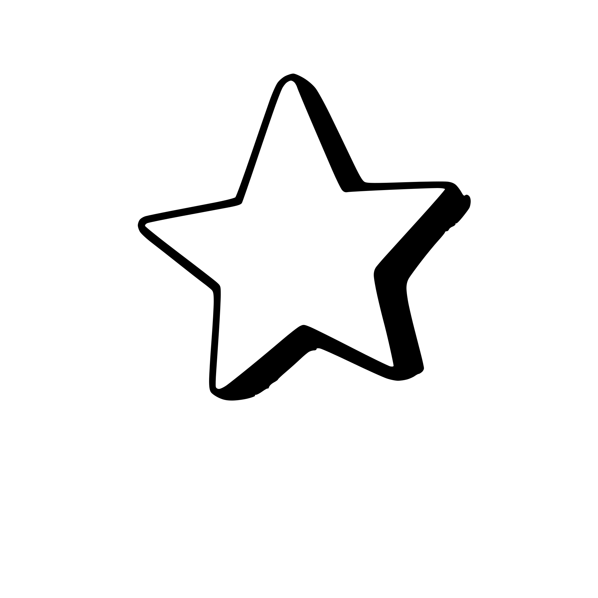 AI-generated SVG of a star