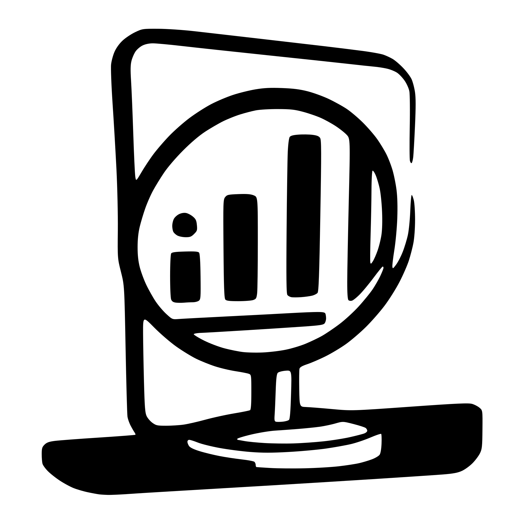 AI-generated SVG of a machine learning stock trading simulator