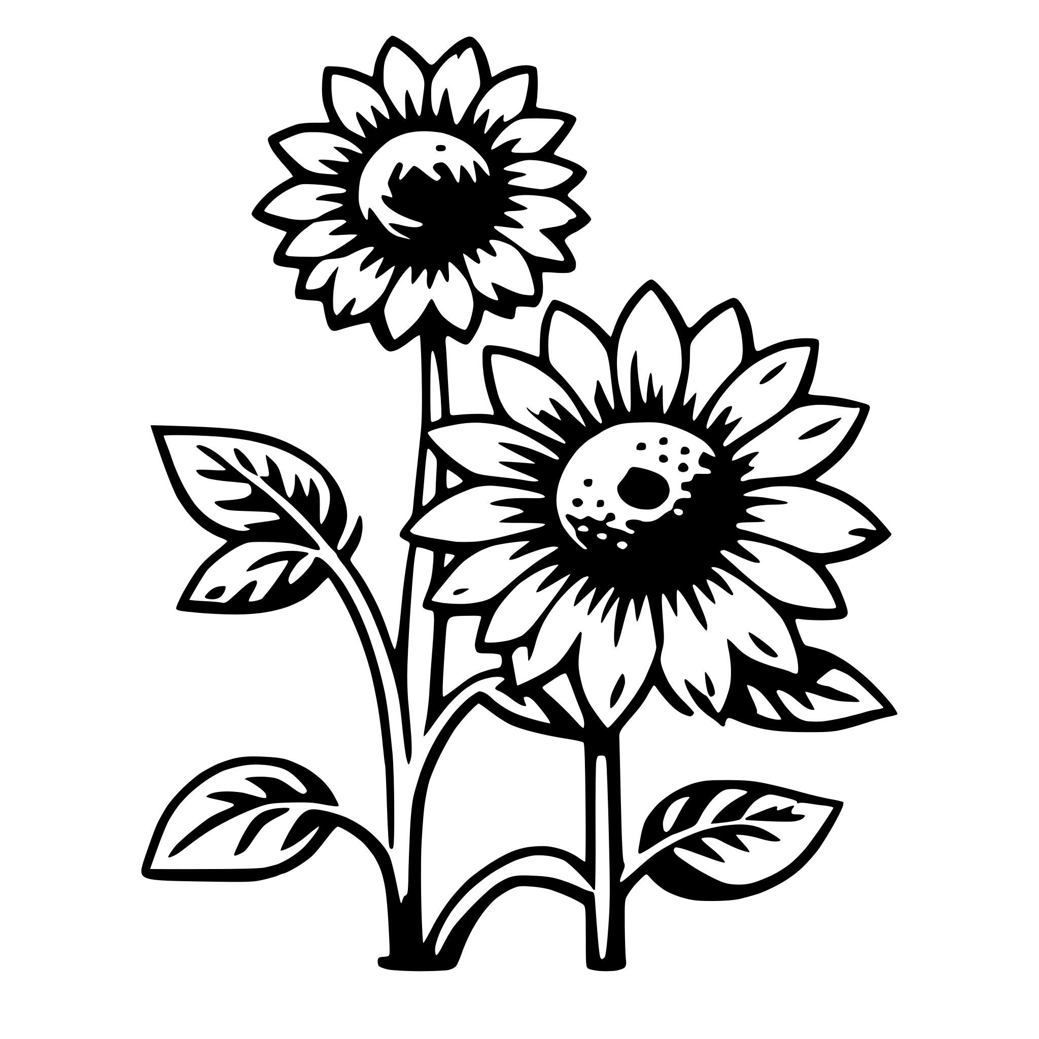 AI-generated SVG of 'sunflower seed'
