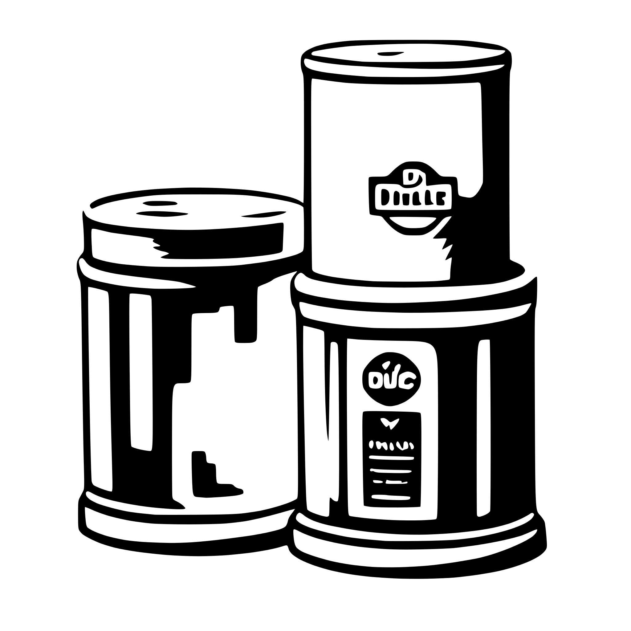 AI-generated SVG of a dieline company