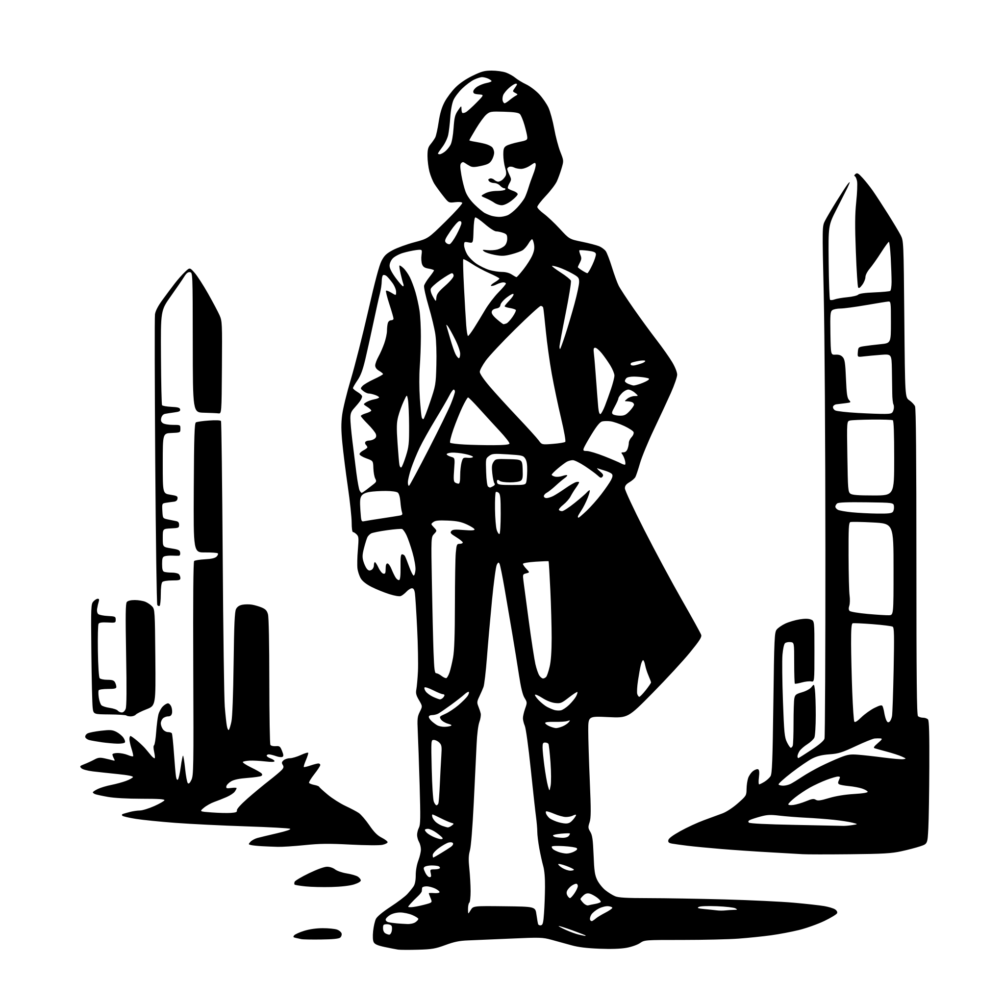 AI-generated SVG of 'wanted'