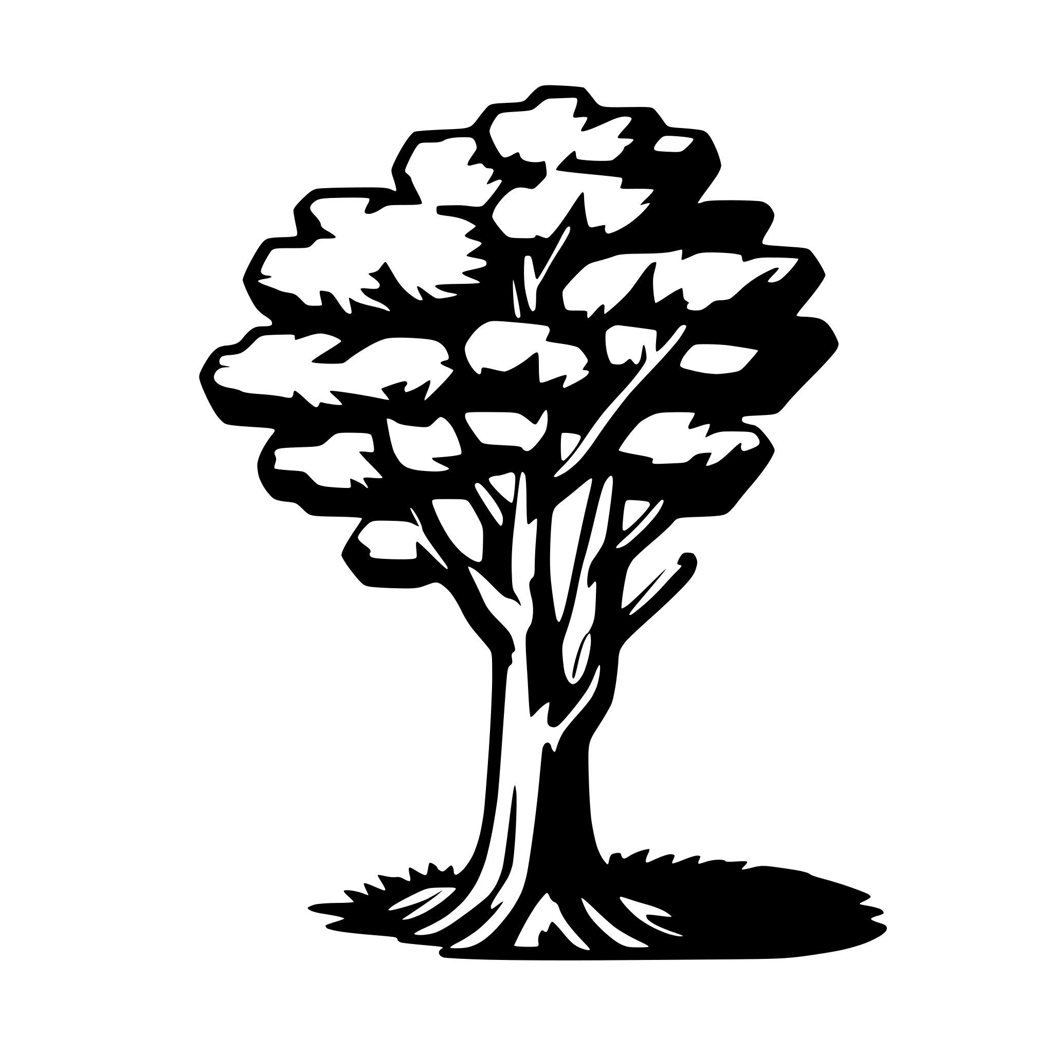 AI-generated SVG of a baum