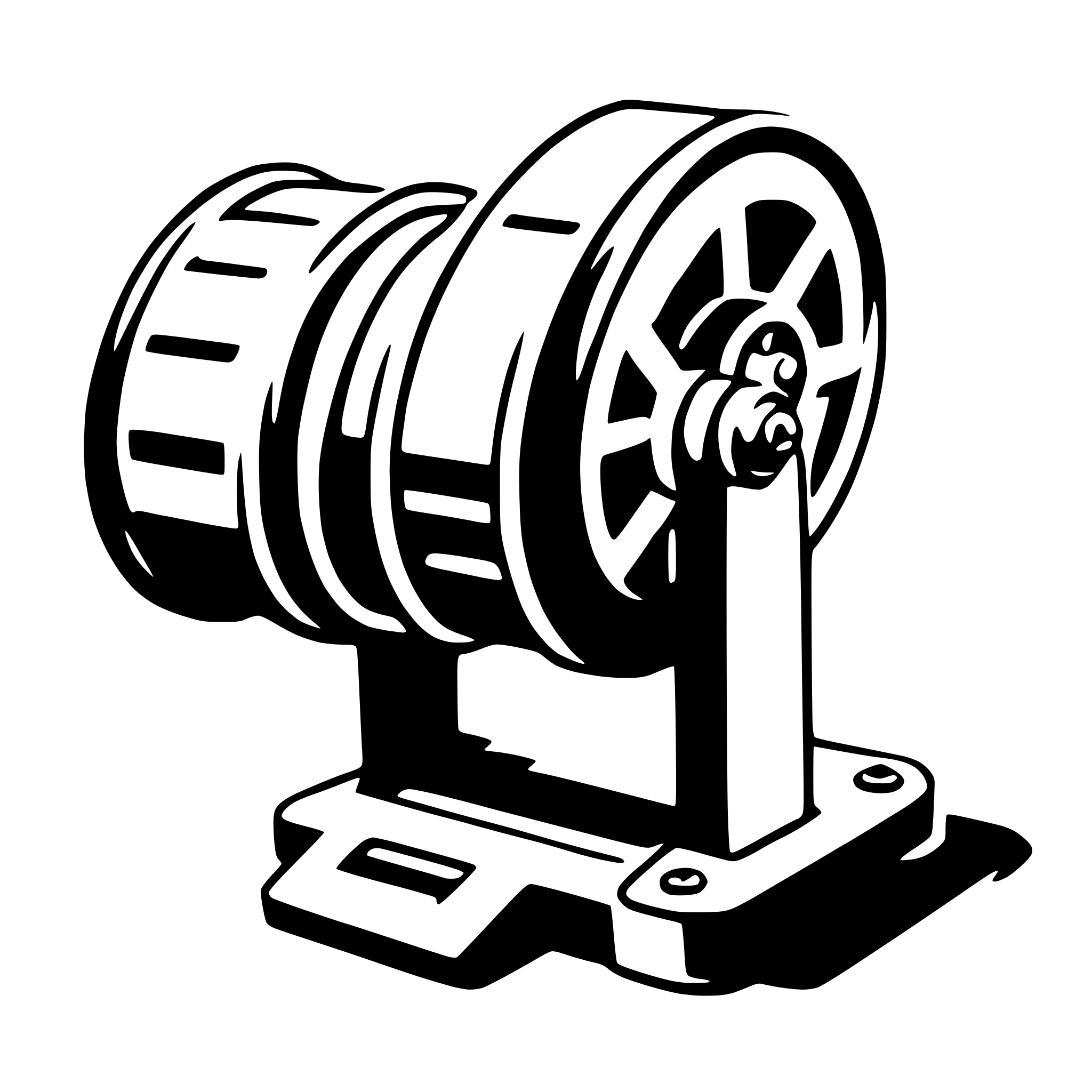 AI-generated SVG of a winch