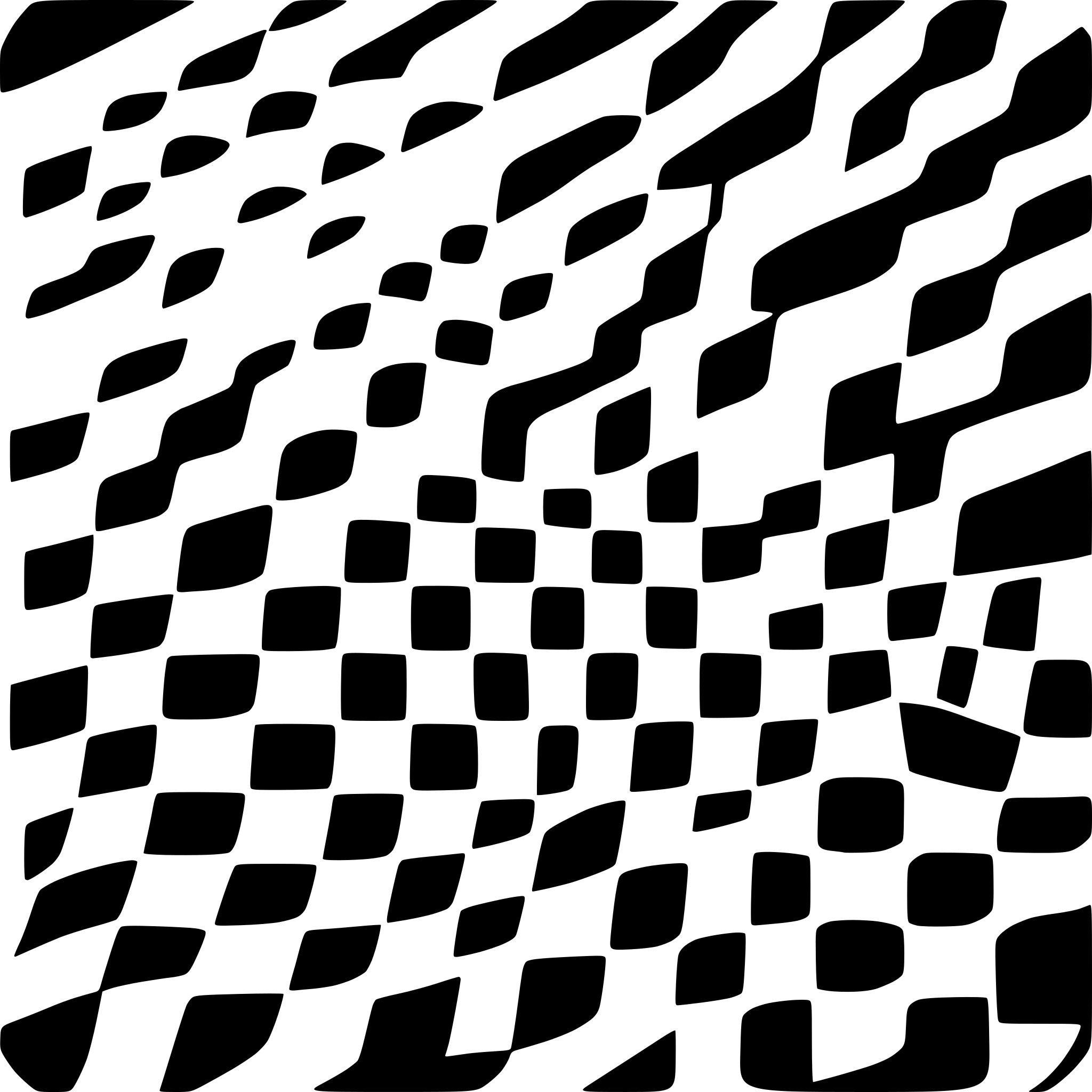 AI-generated SVG of a race flag honycomb