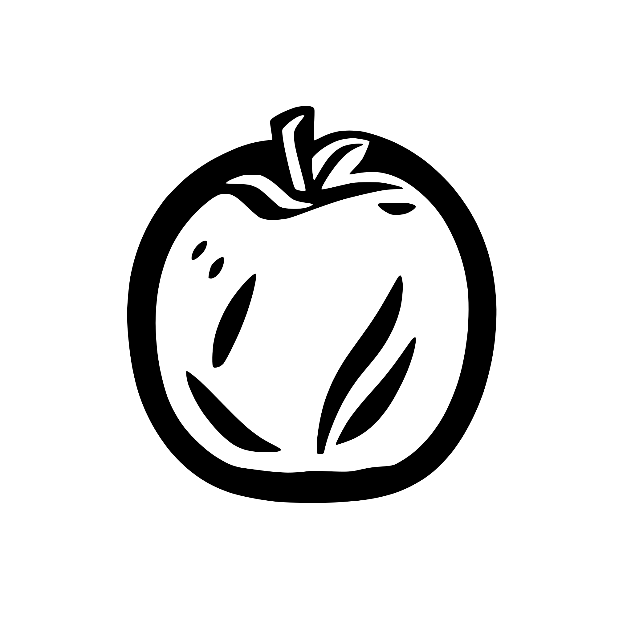 AI-generated SVG of a apple
