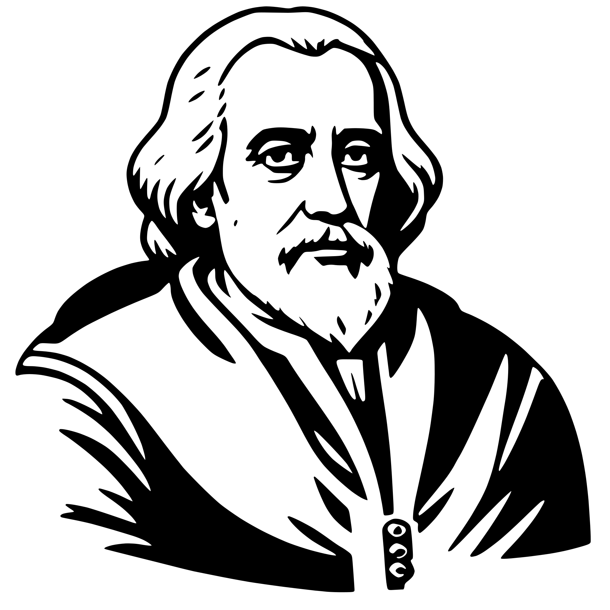 AI-generated SVG of 'galileo galilei'