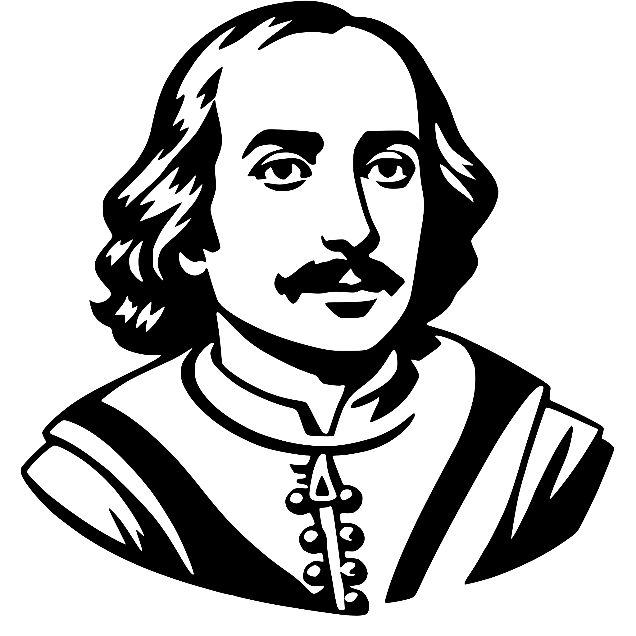 AI-generated SVG of 'william shakespeare'