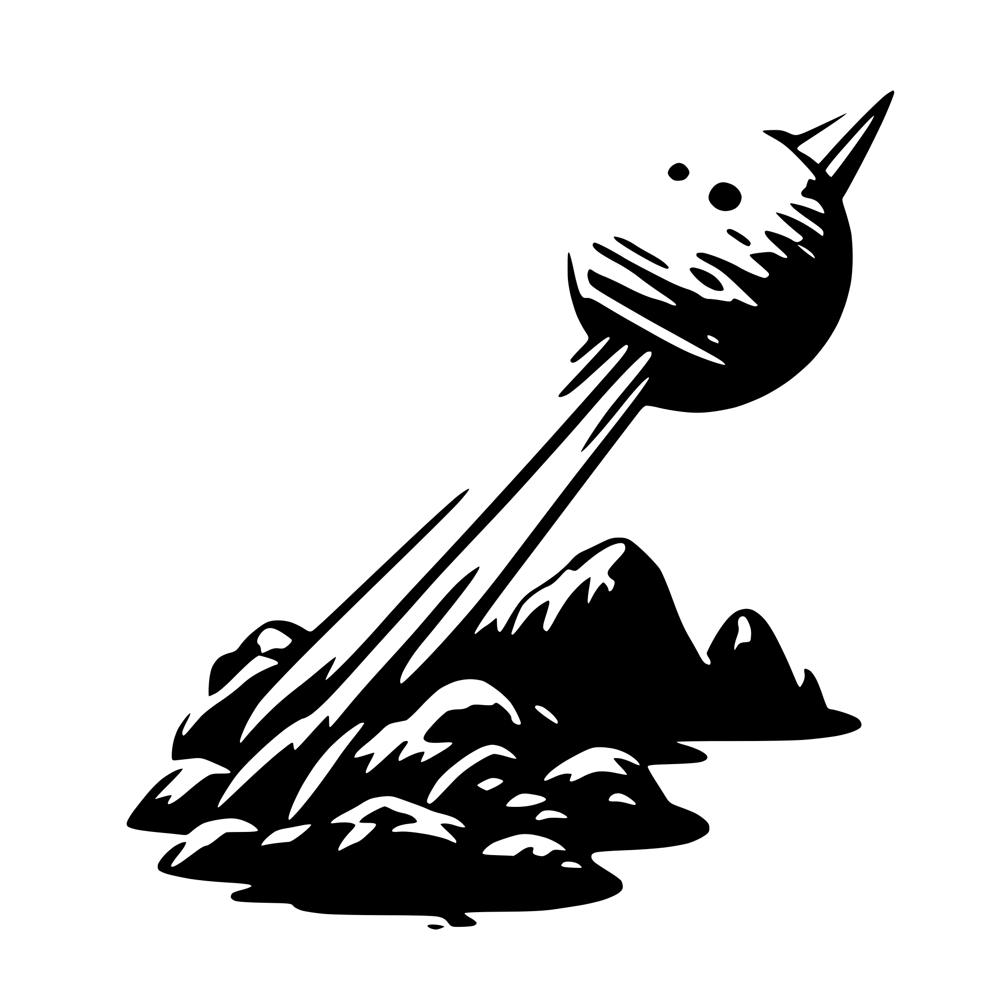 AI-generated SVG of 'comet flat'