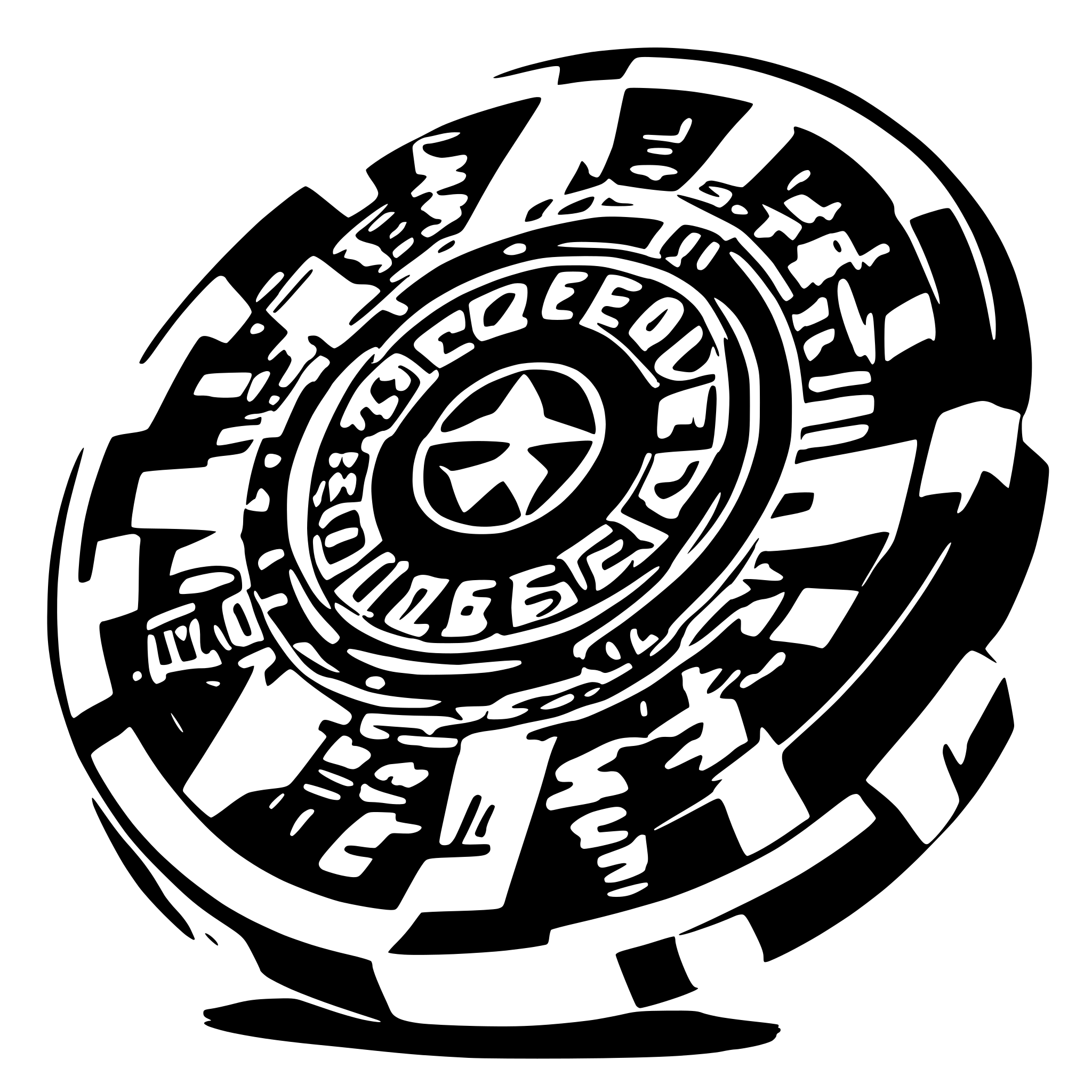 AI-generated SVG of 'a casino poker chip coin'