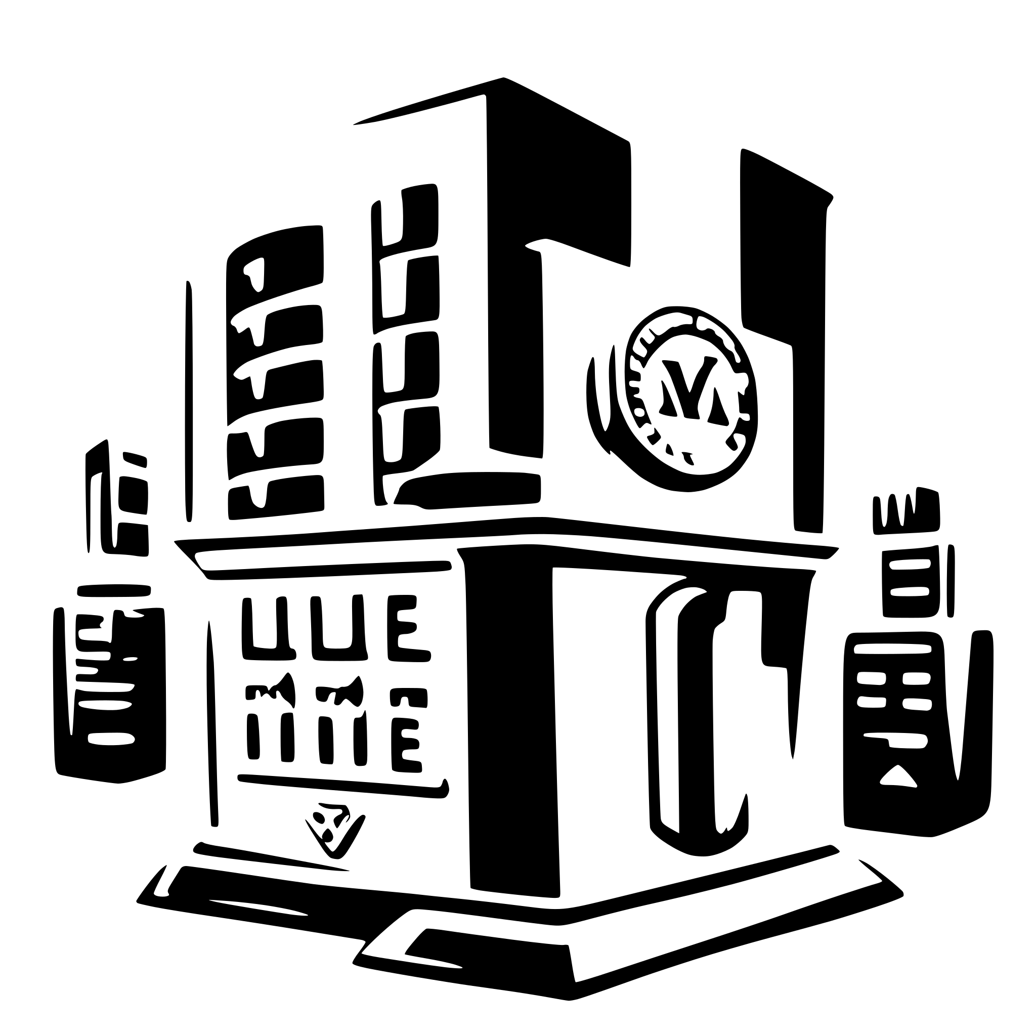 AI-generated SVG of a Investment Bank in white