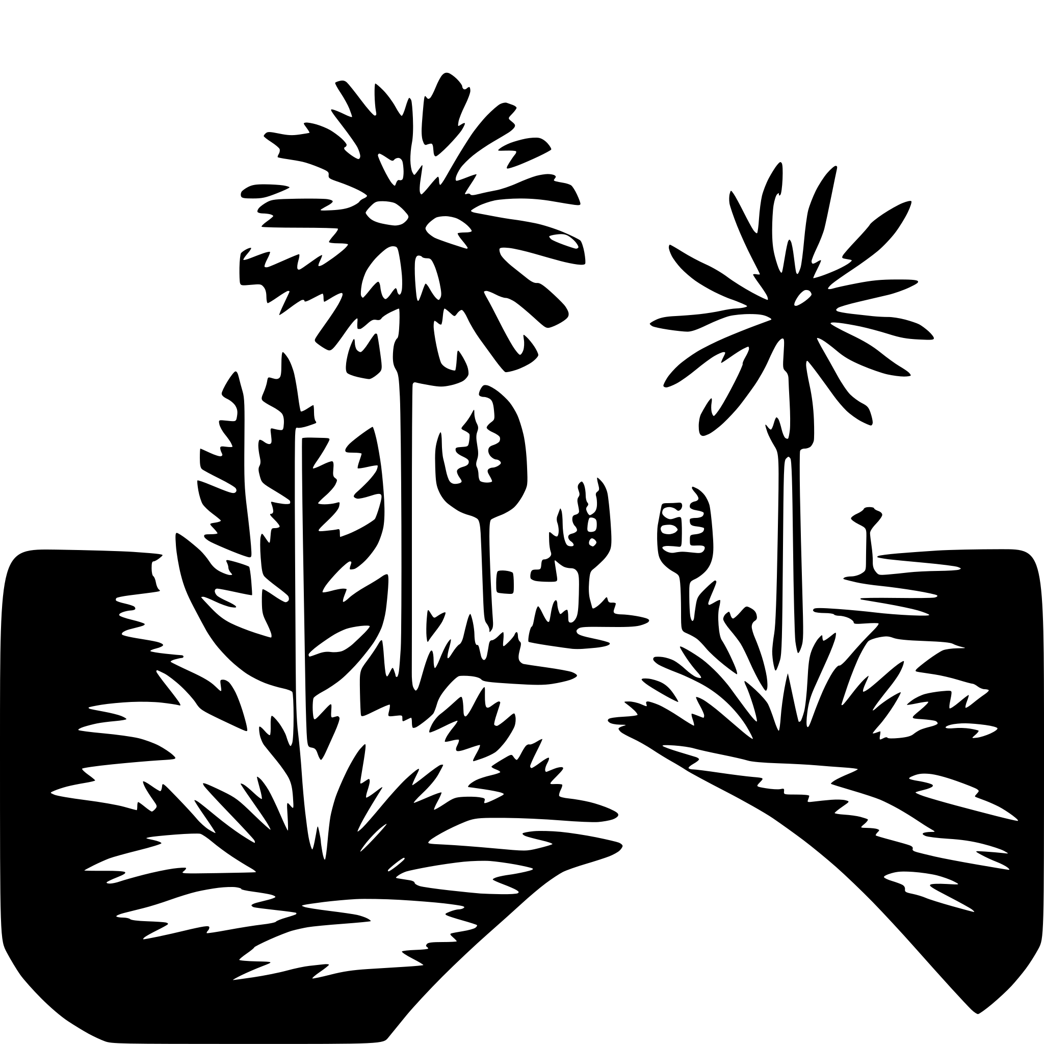 AI-generated SVG of a grafik eines verwitterten Baums