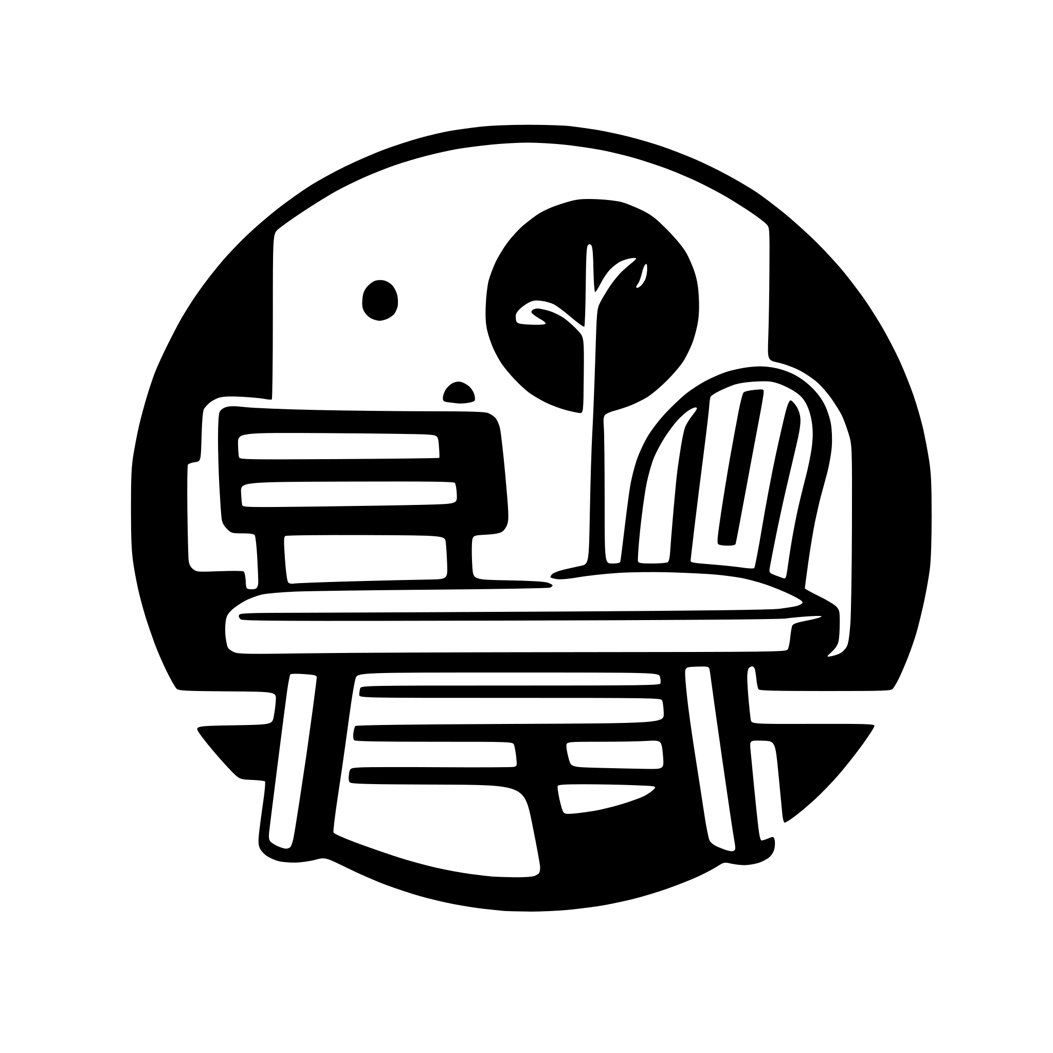 AI-generated SVG of a chair bench table  patio street