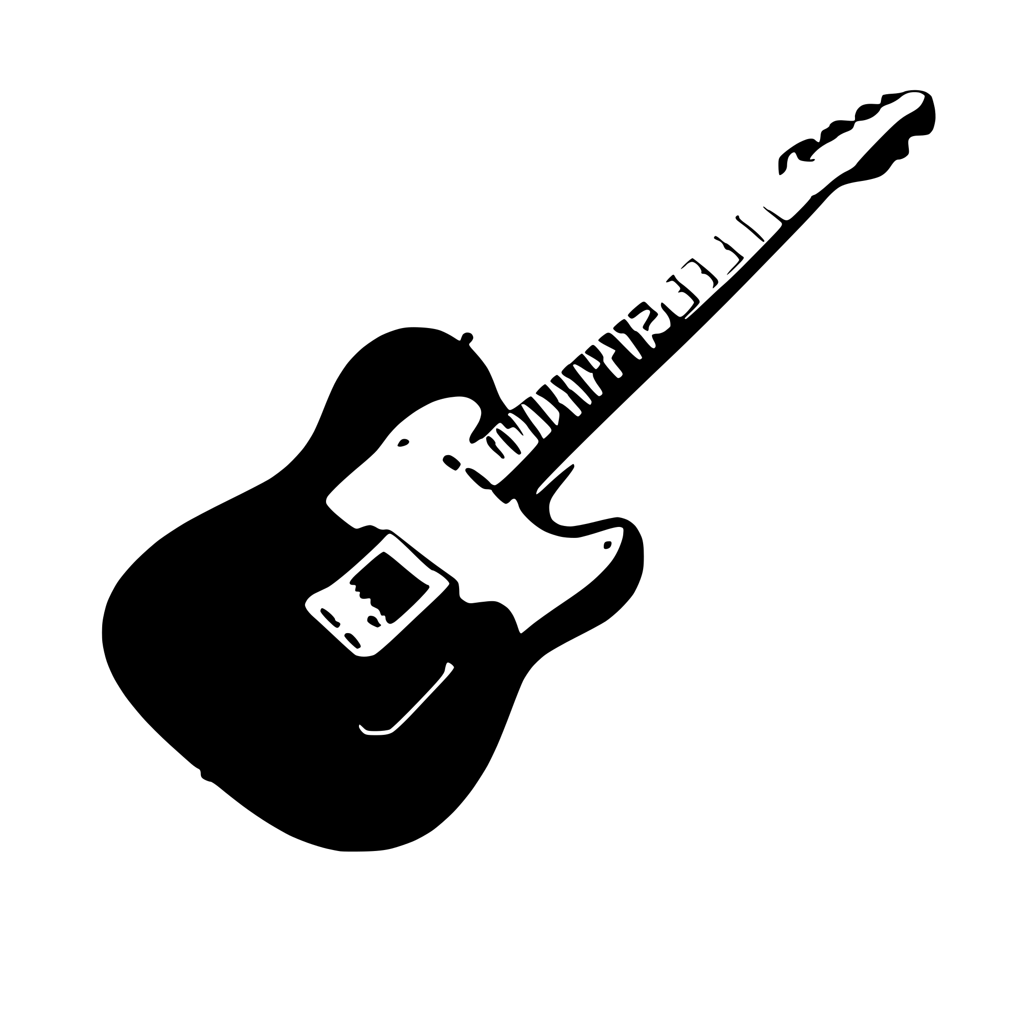 AI-generated SVG of 'Fender Telecaster guitar'