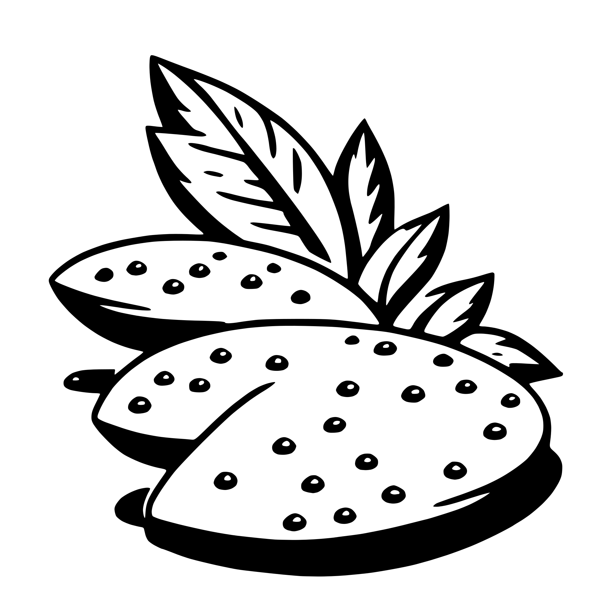 AI-generated SVG of a sesame seed